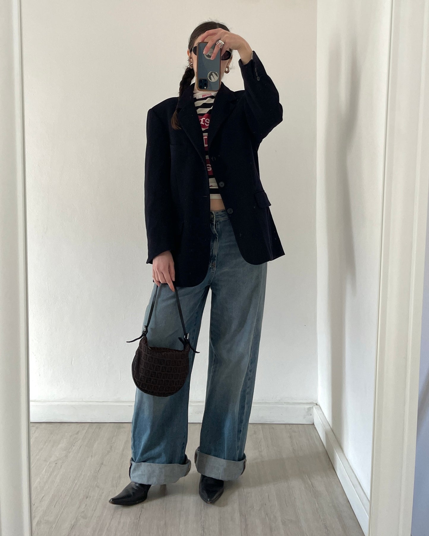 Cashmere and wool blazer