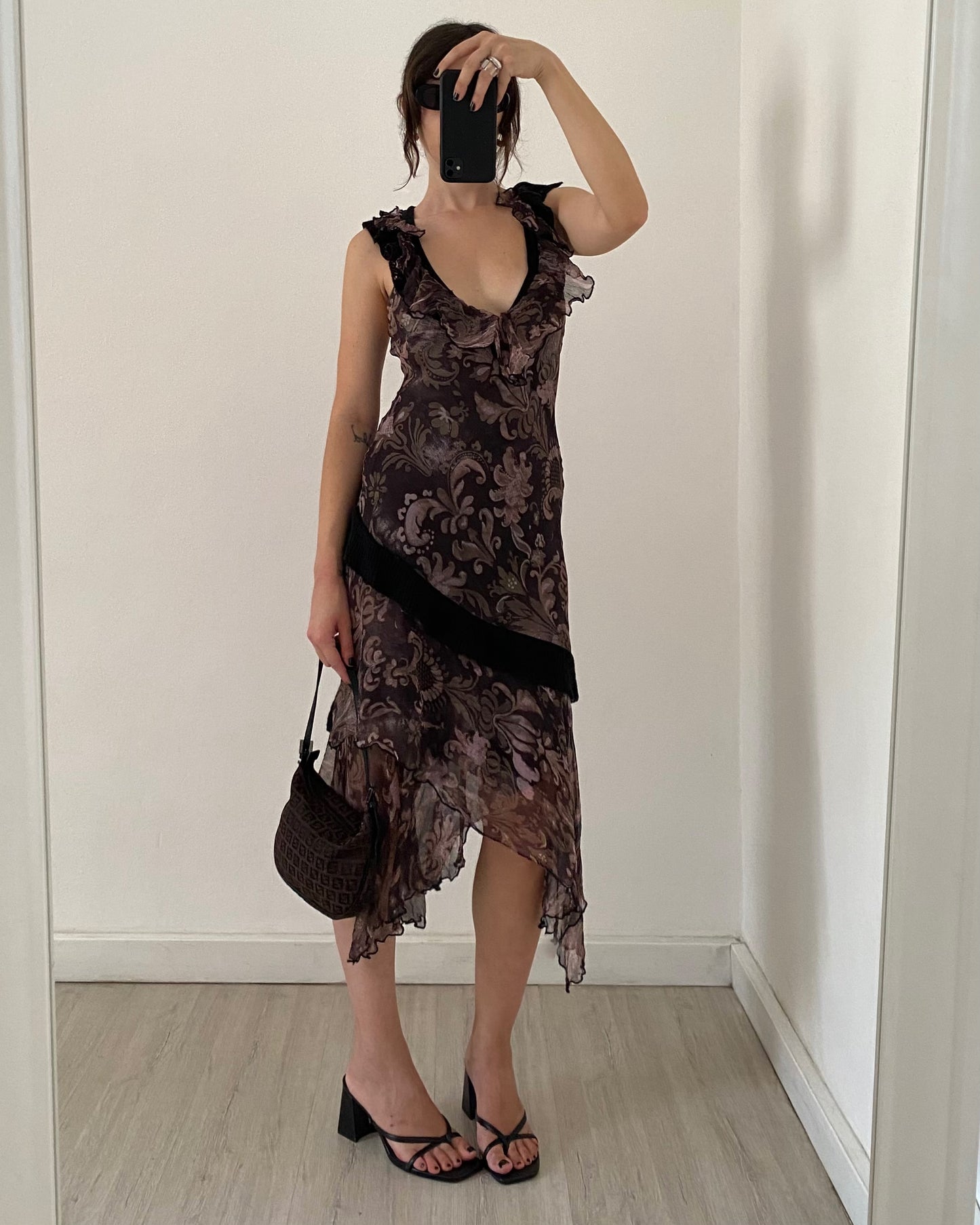 Asymmetric flowy dress