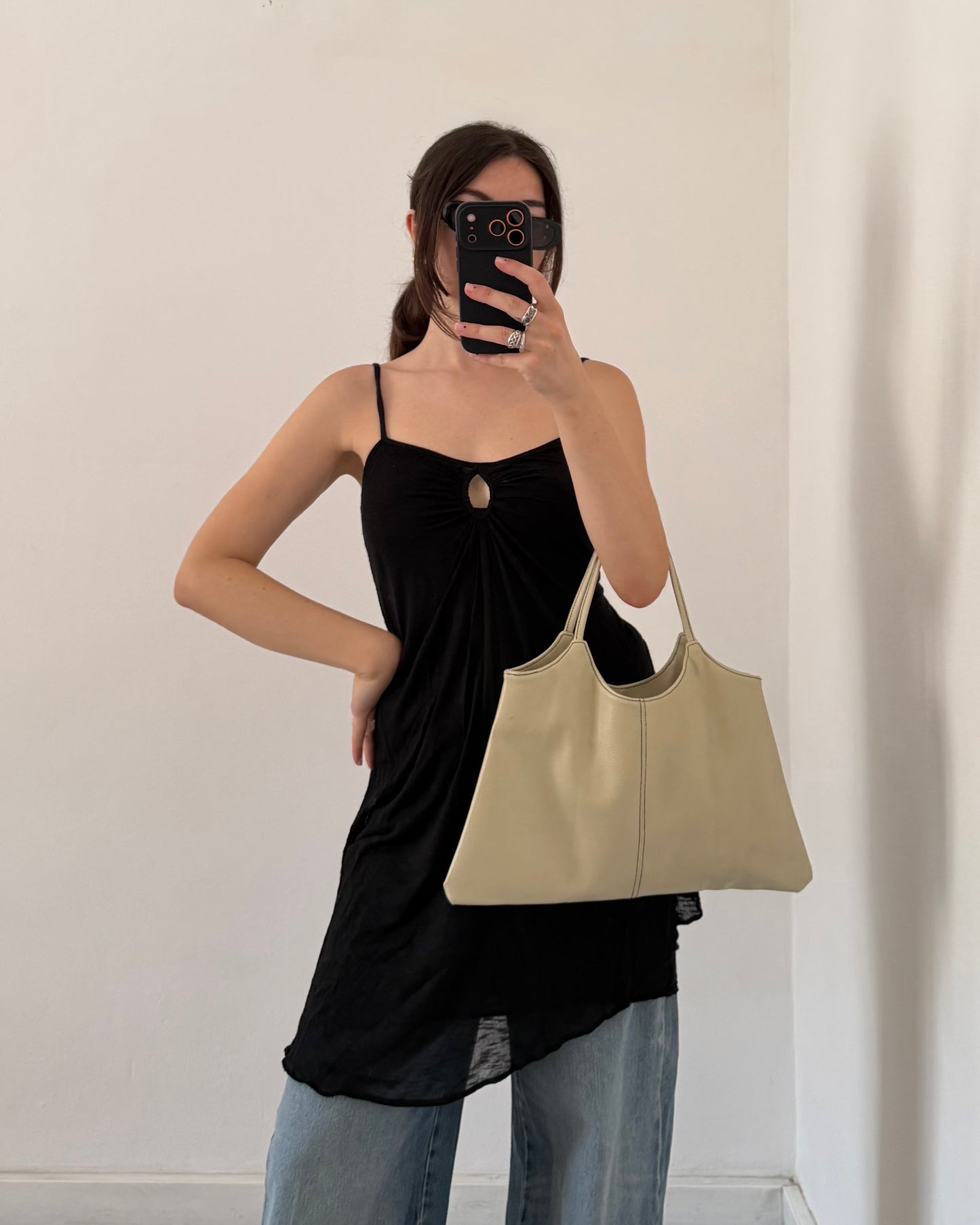 Extè black long top