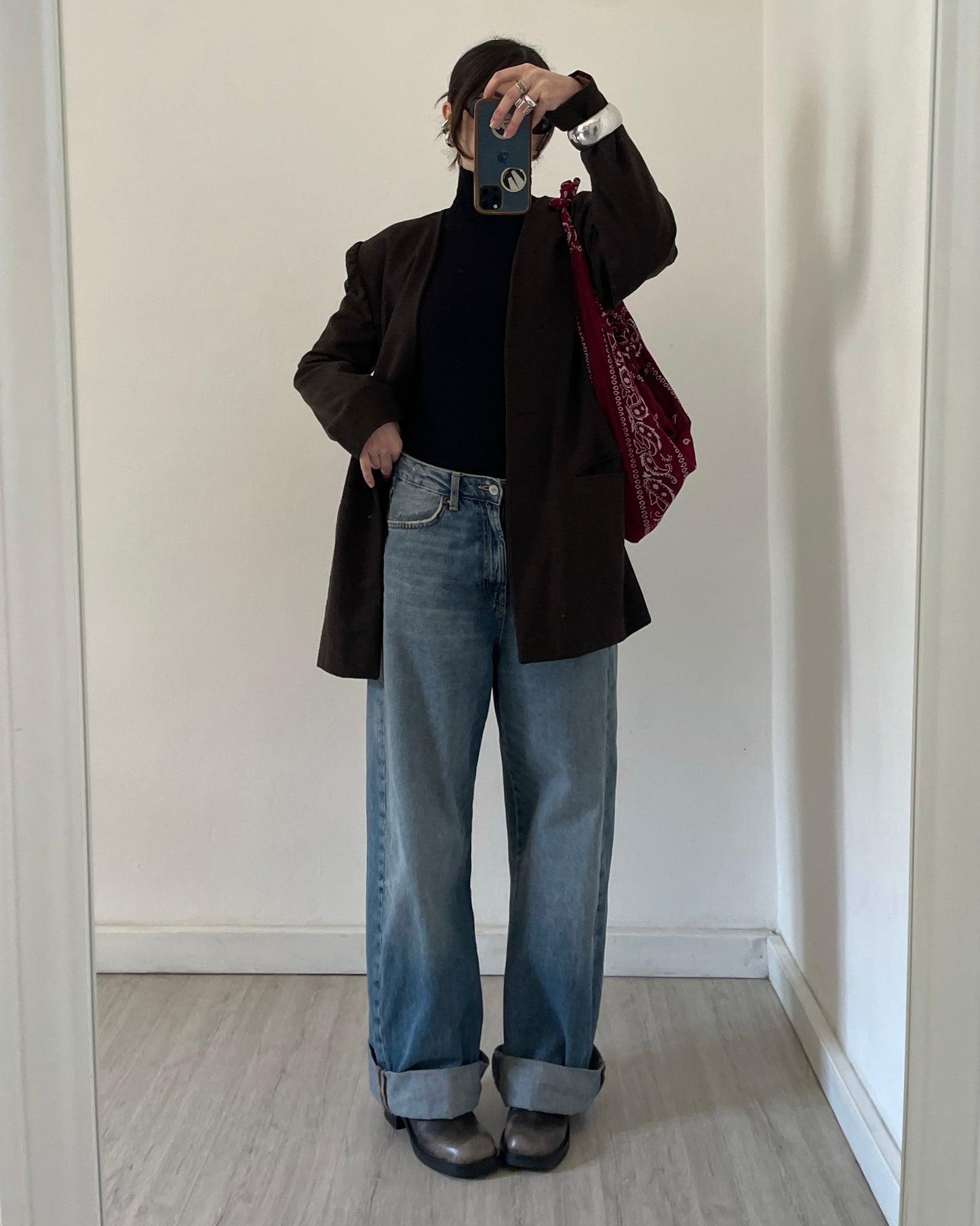 Structured wool blazer