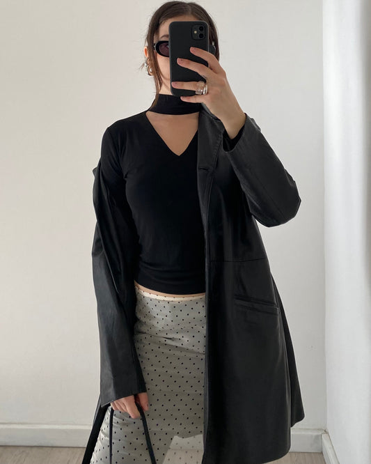 Cut out long sleeves top