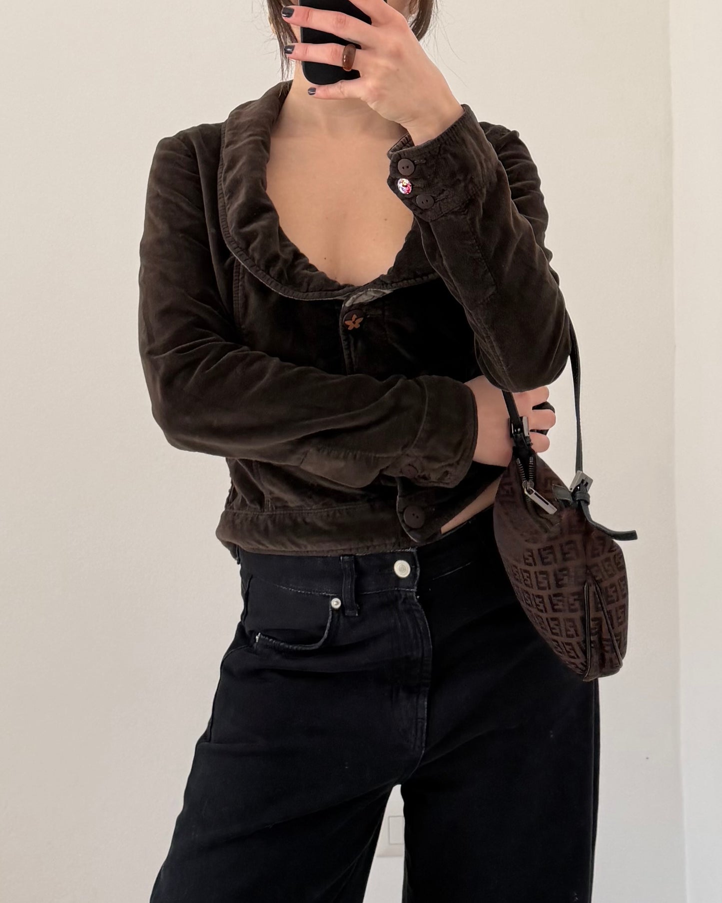 Fitted mini blazer