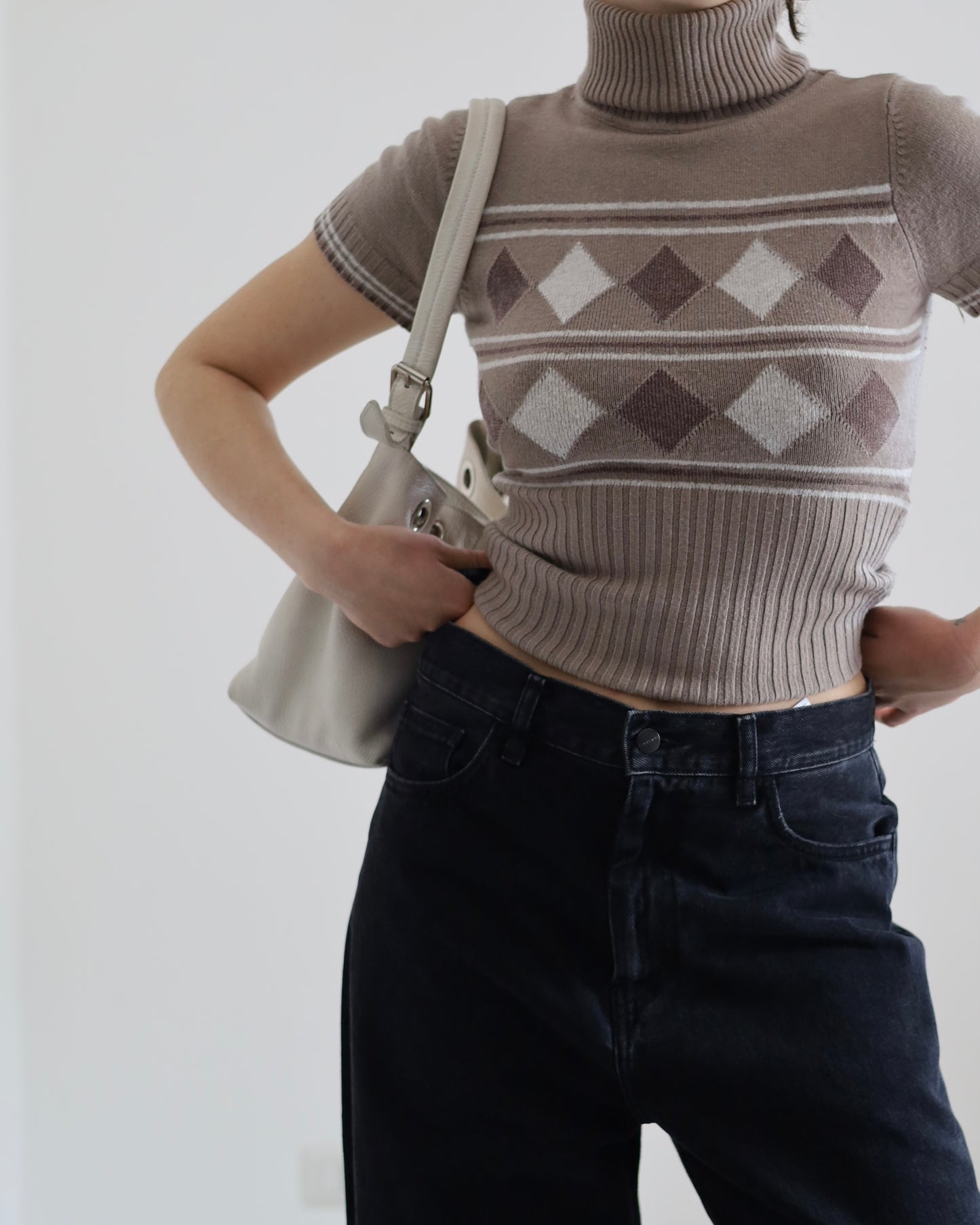 Cashmere knit top