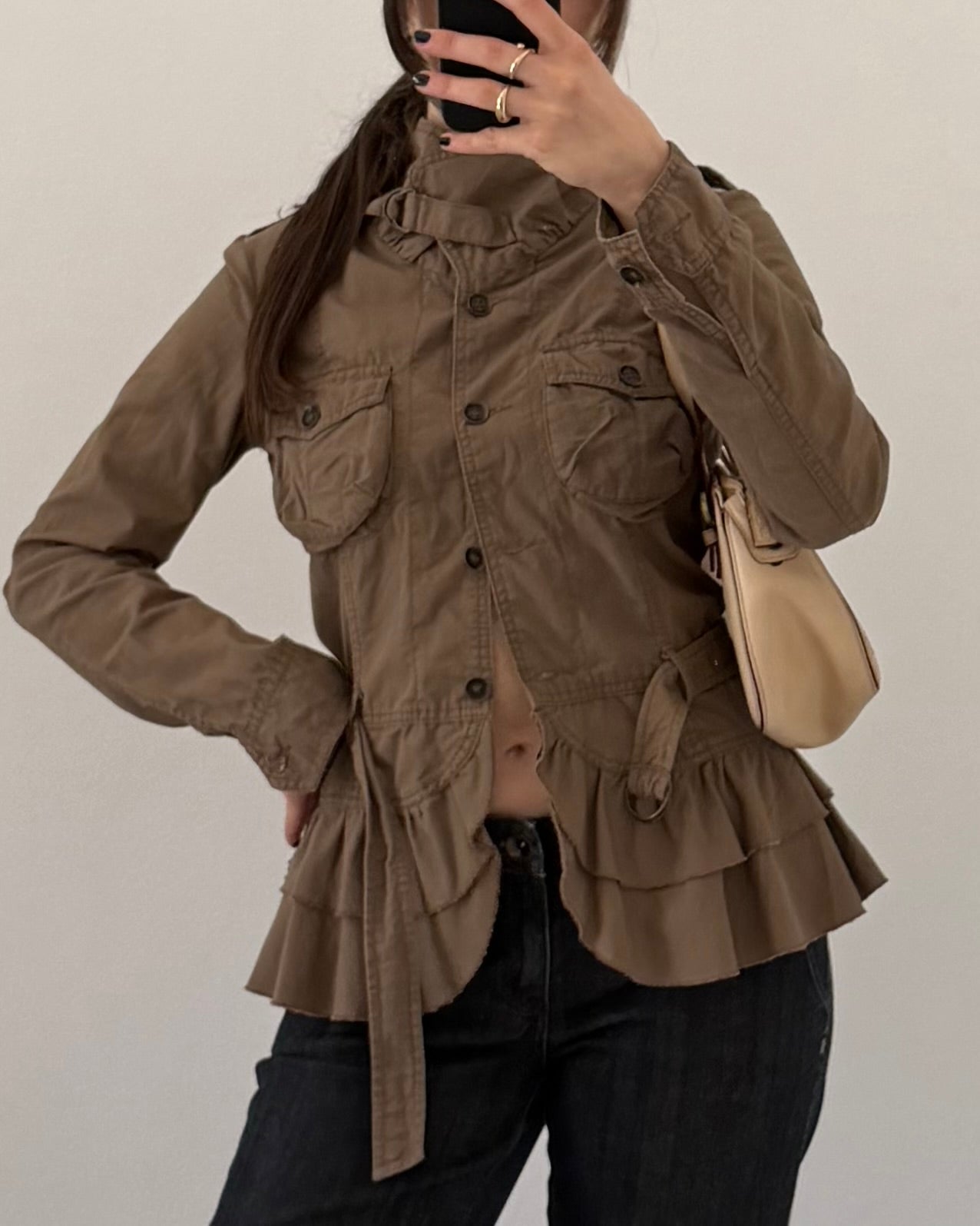 y2k utility cotton jacket