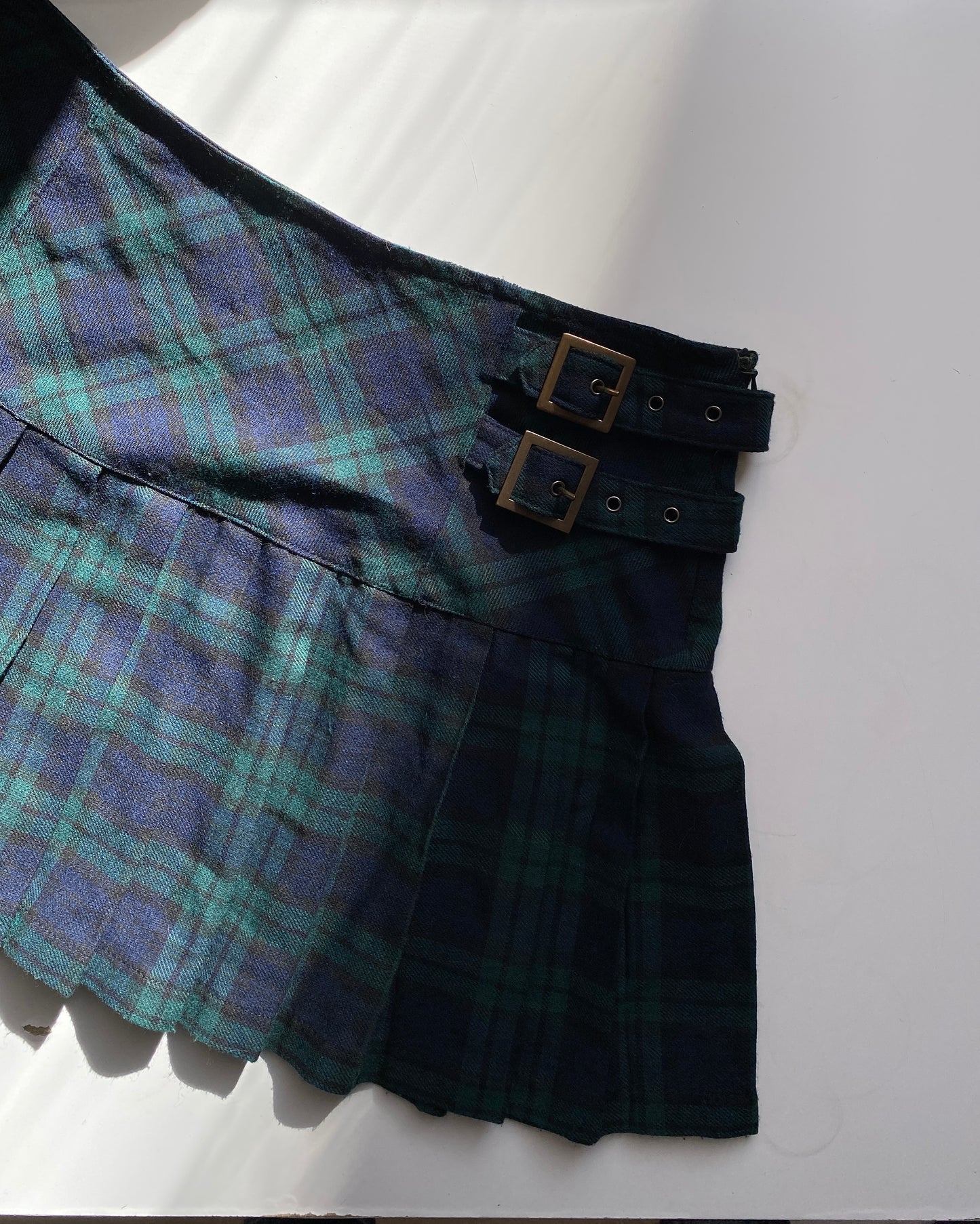 Tartan mini skirt