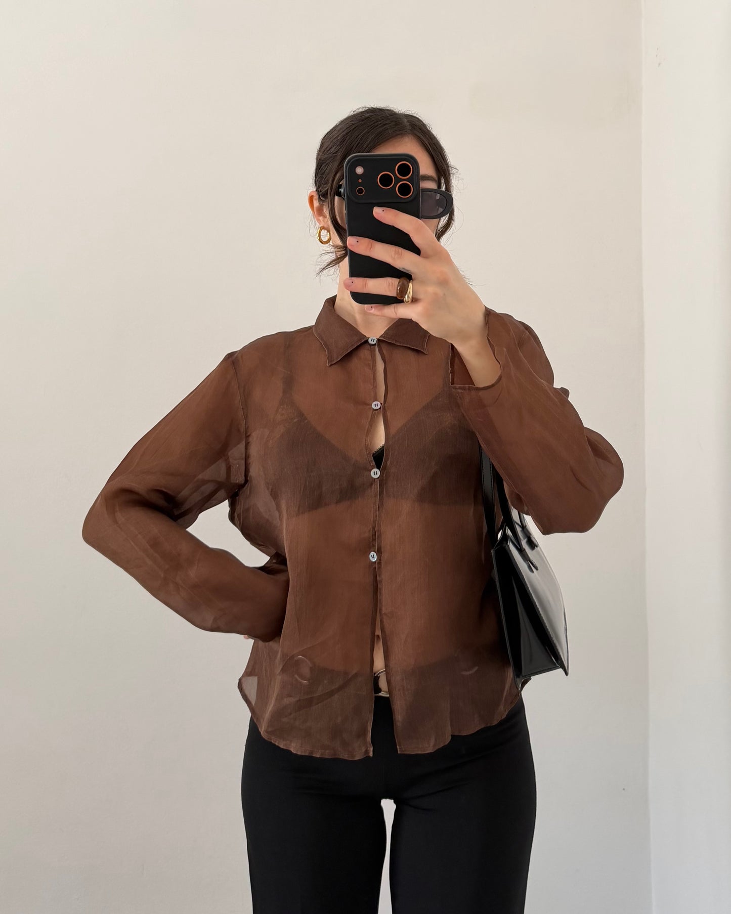 Marella silk buttoned shirt