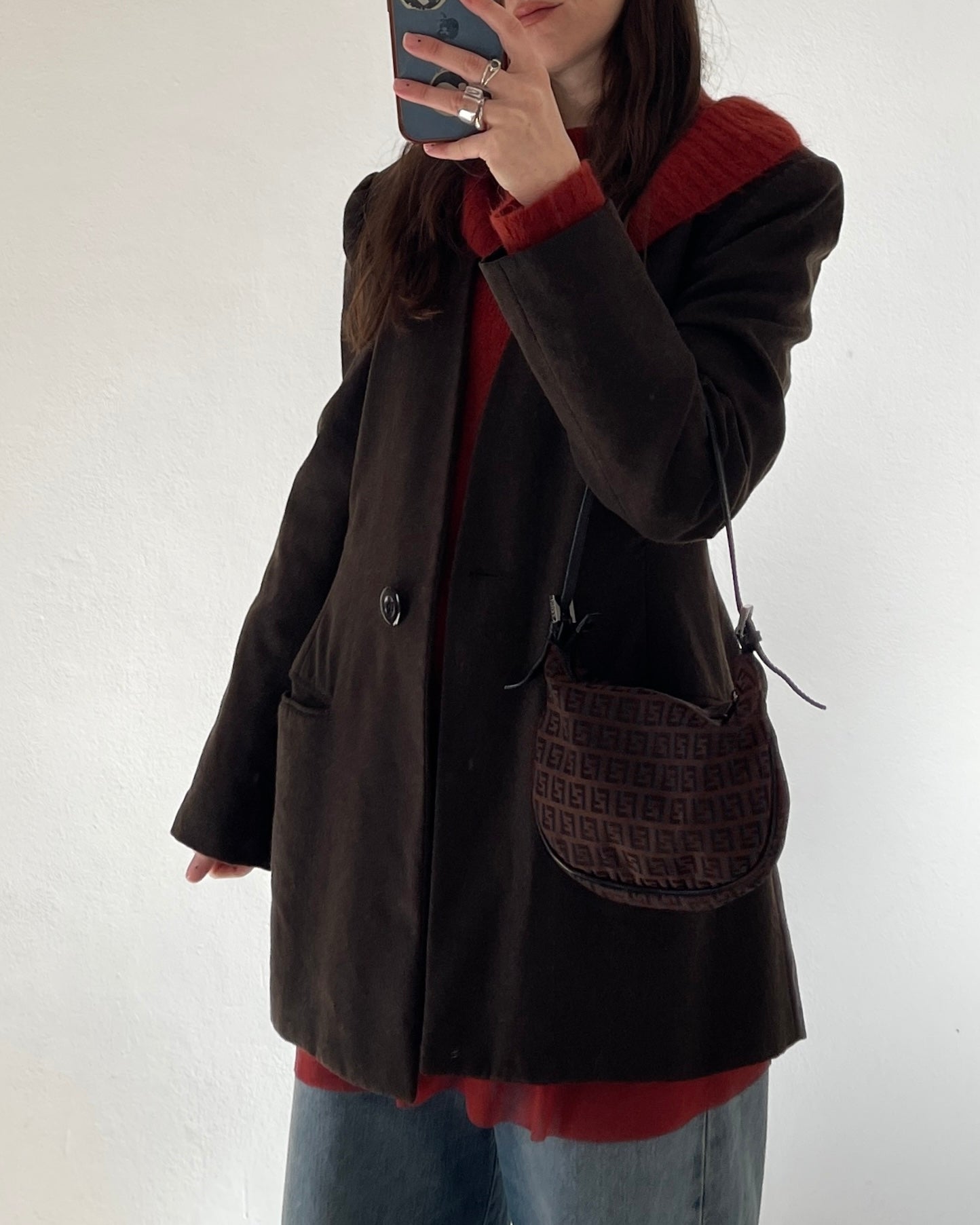 Structured wool blazer