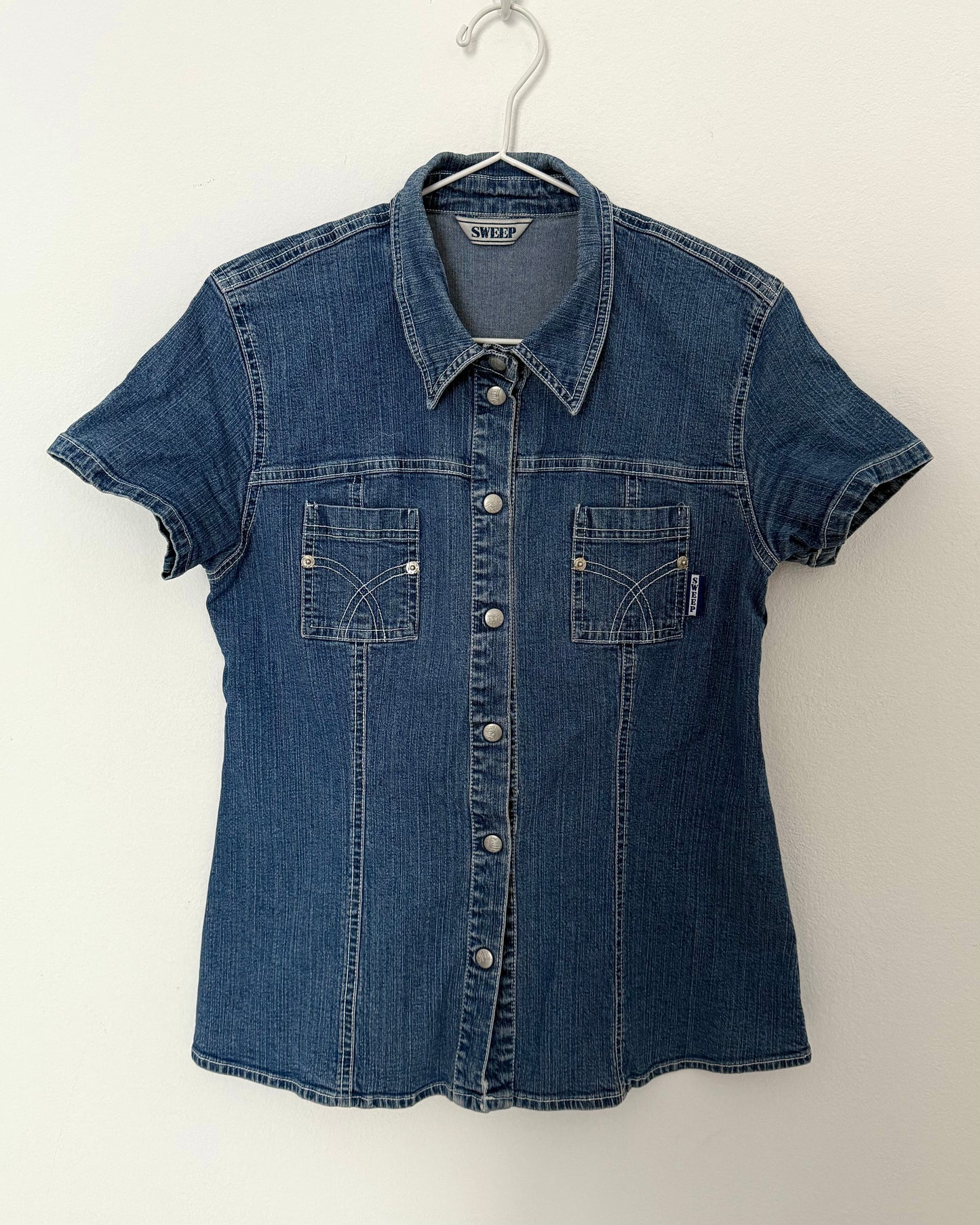 00s denim top