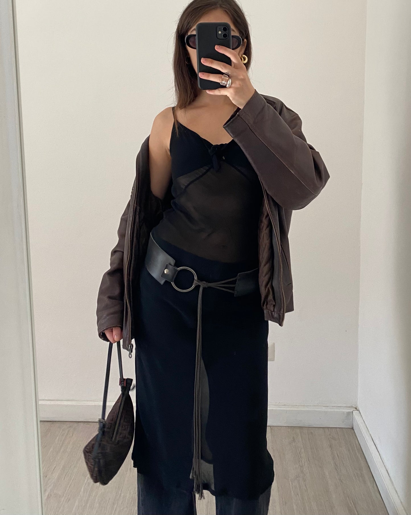 00s sheer midi dress