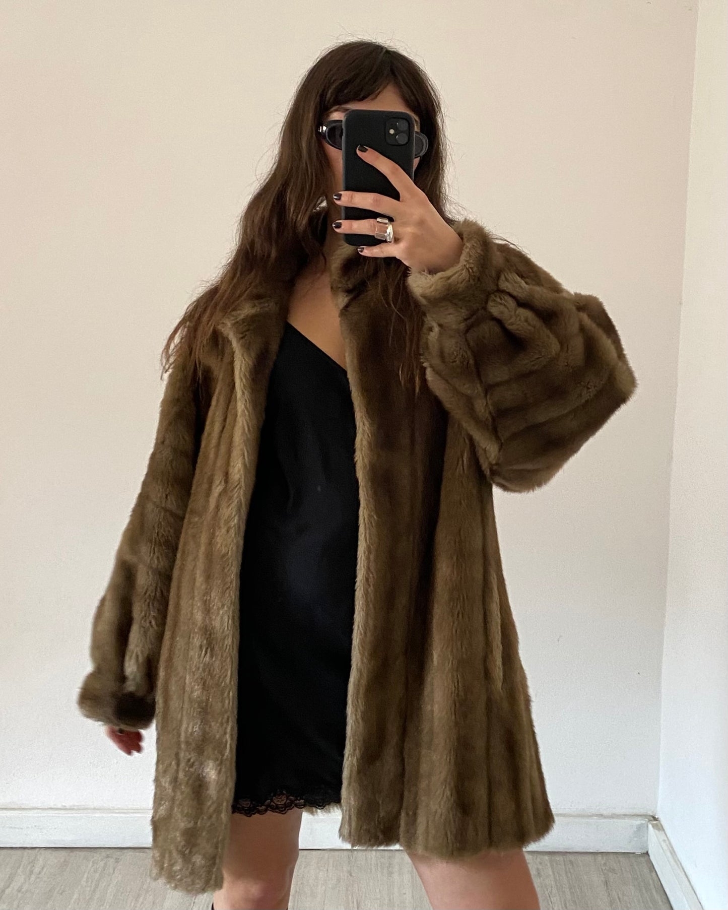 Vintage faux fur