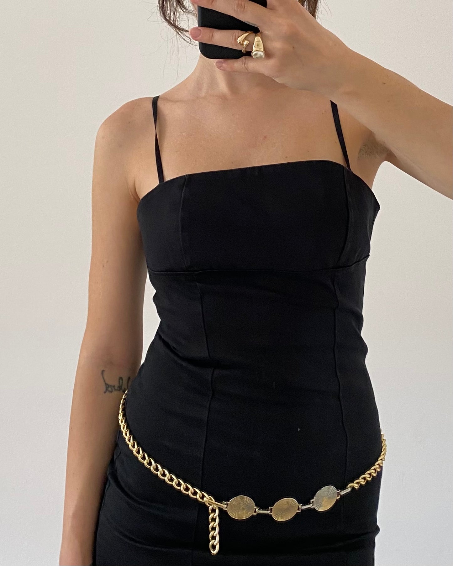 00s black tube dress