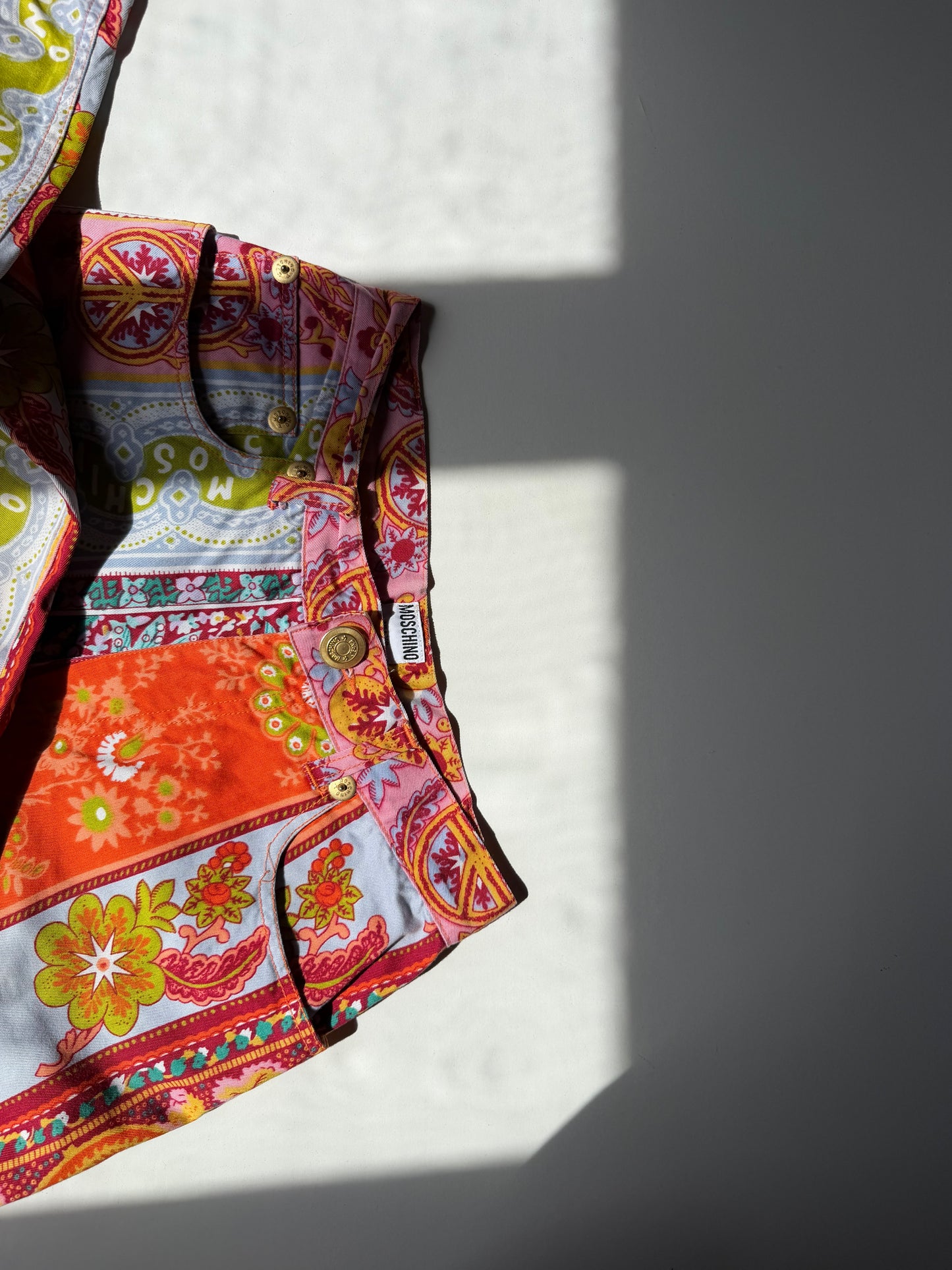 Moschino printed trousers