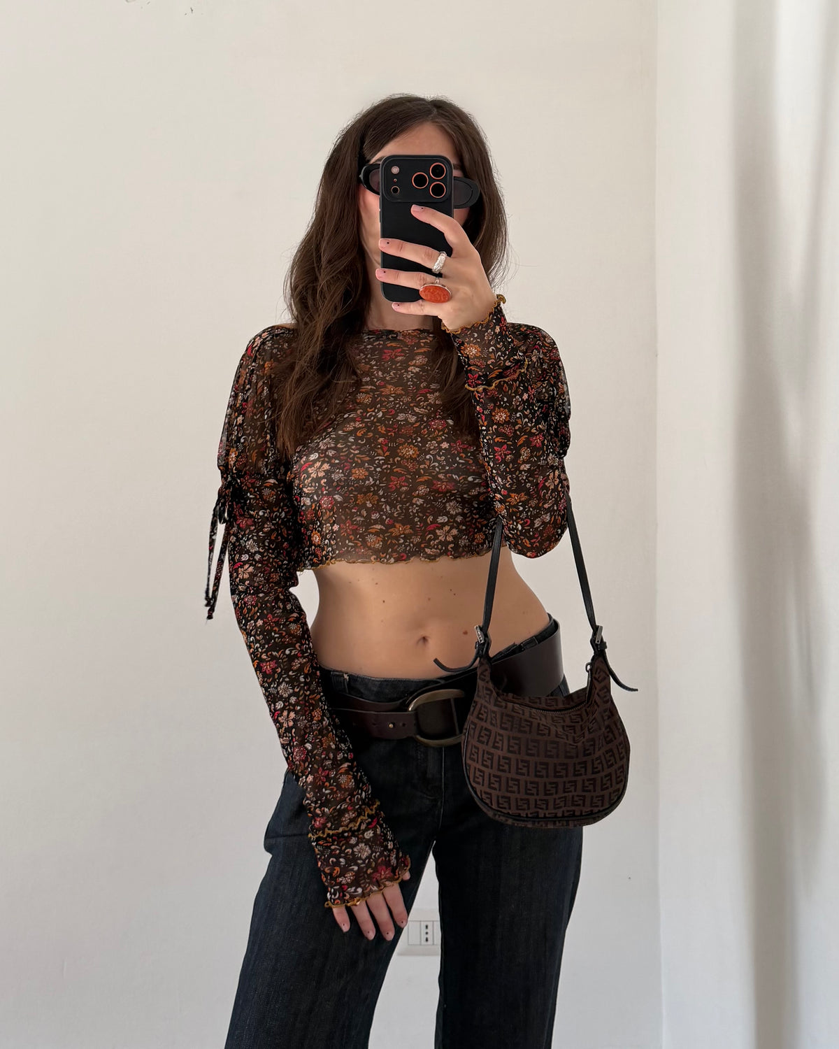 00s micro mesh bolero top