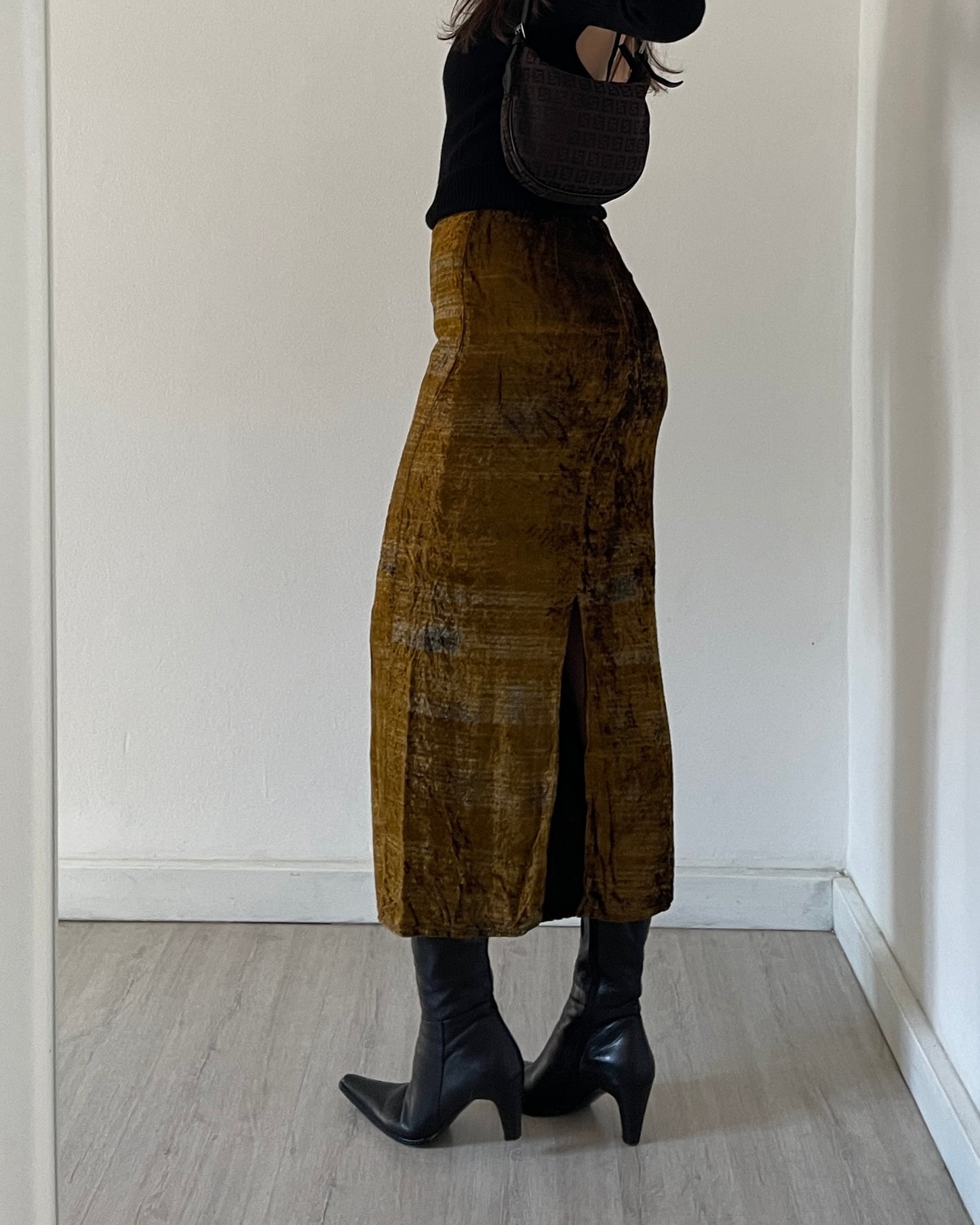 Ferrero Rocher midi skirt