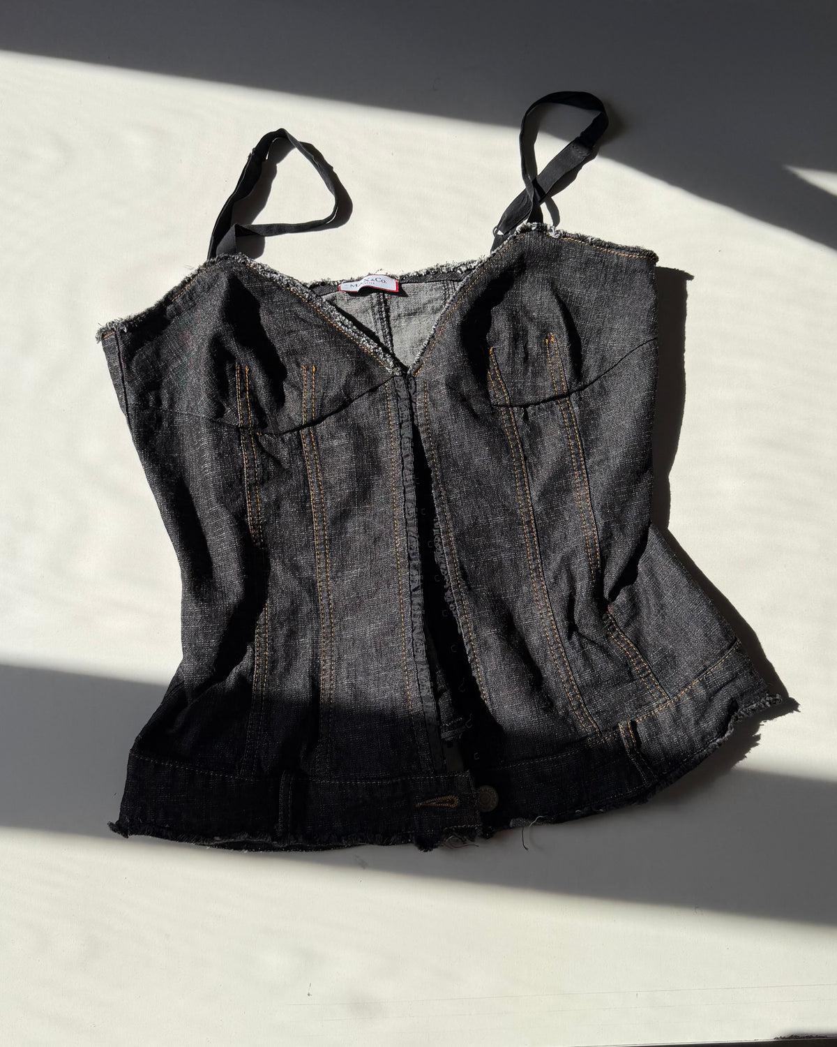 Denim corset top by Max&co