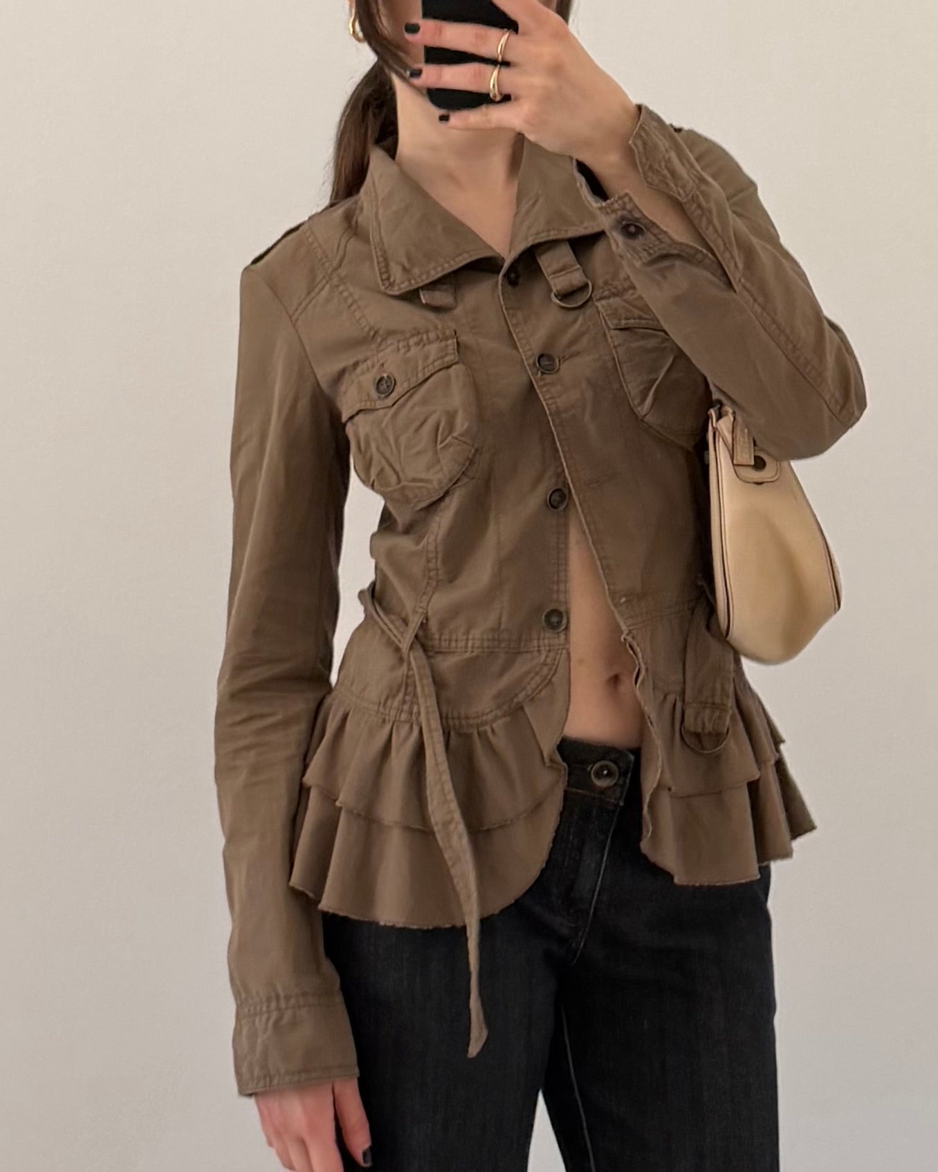 y2k utility cotton jacket
