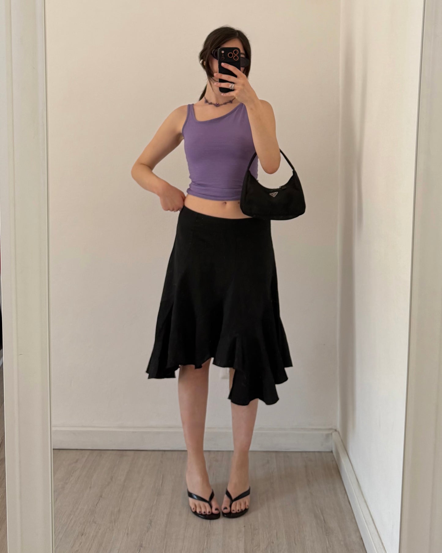 y2k lilac top