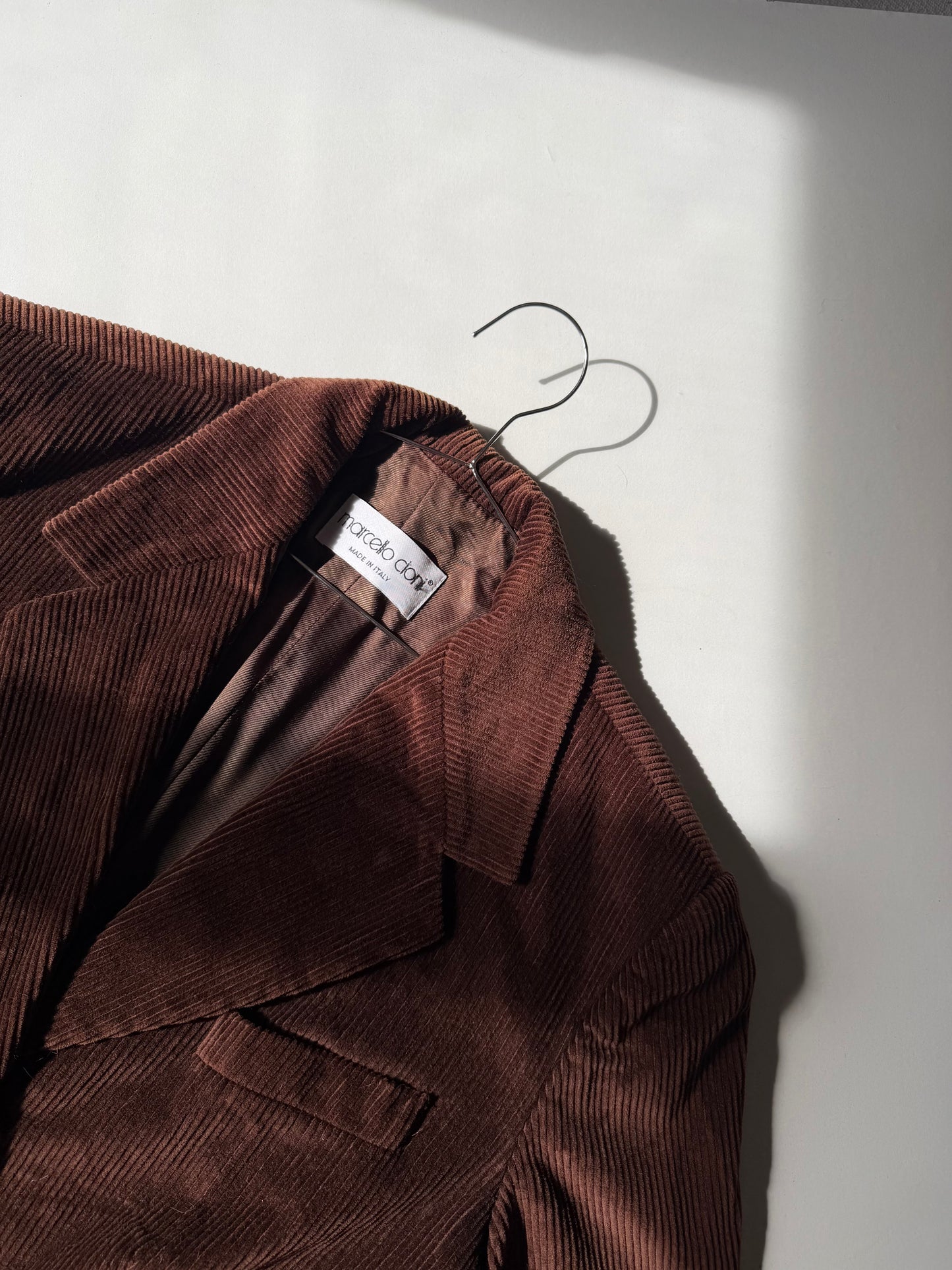 Brown corduroy blazer