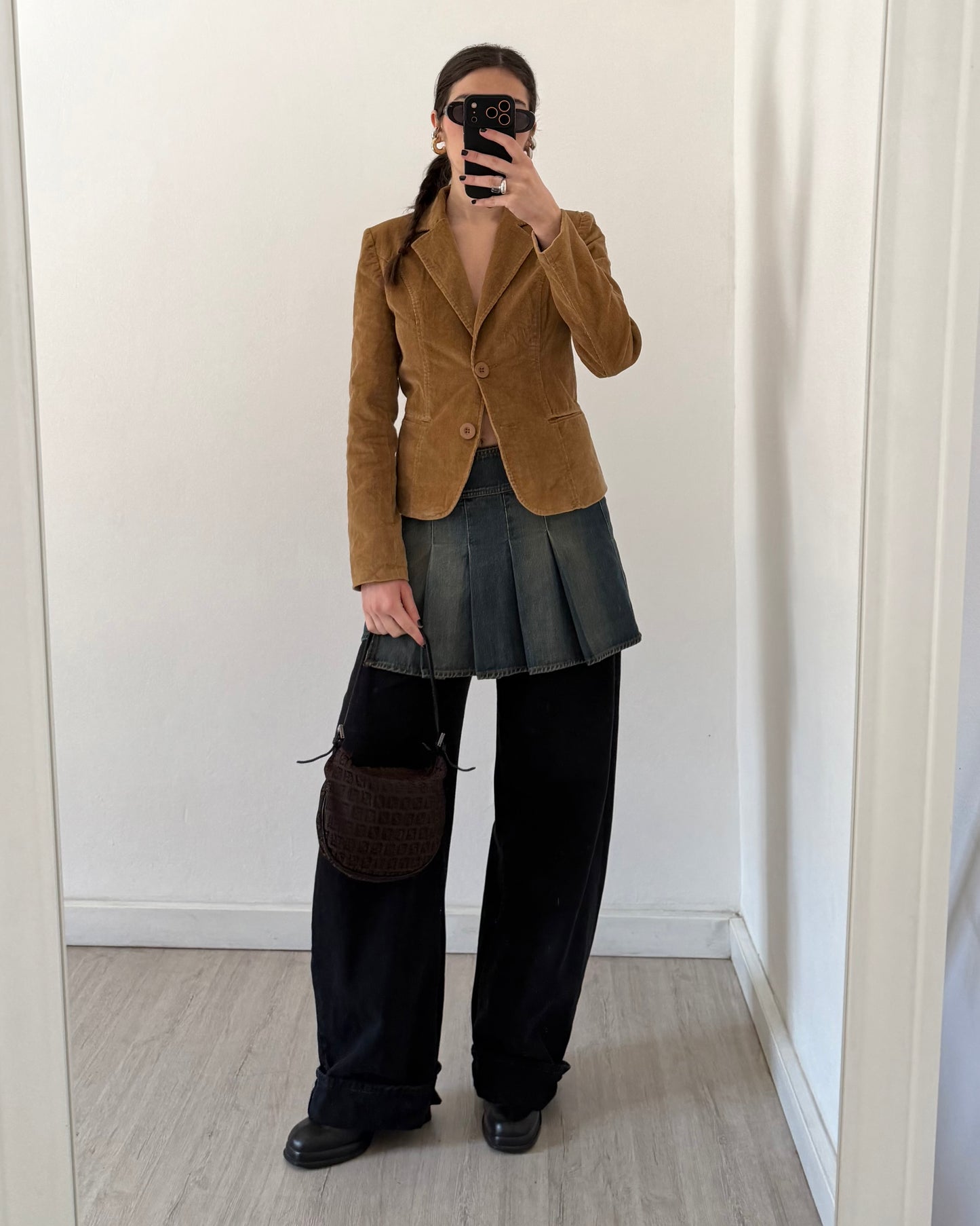 00s slim cord blazer