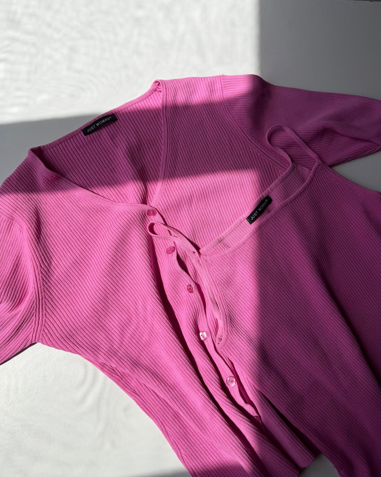 Twin-set top and cardigan