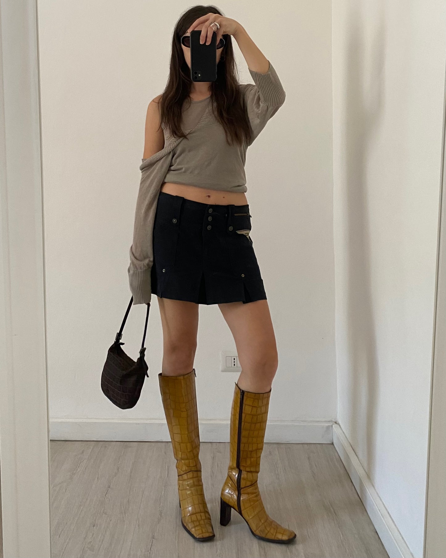 Pleated mini skirt by Celyn b