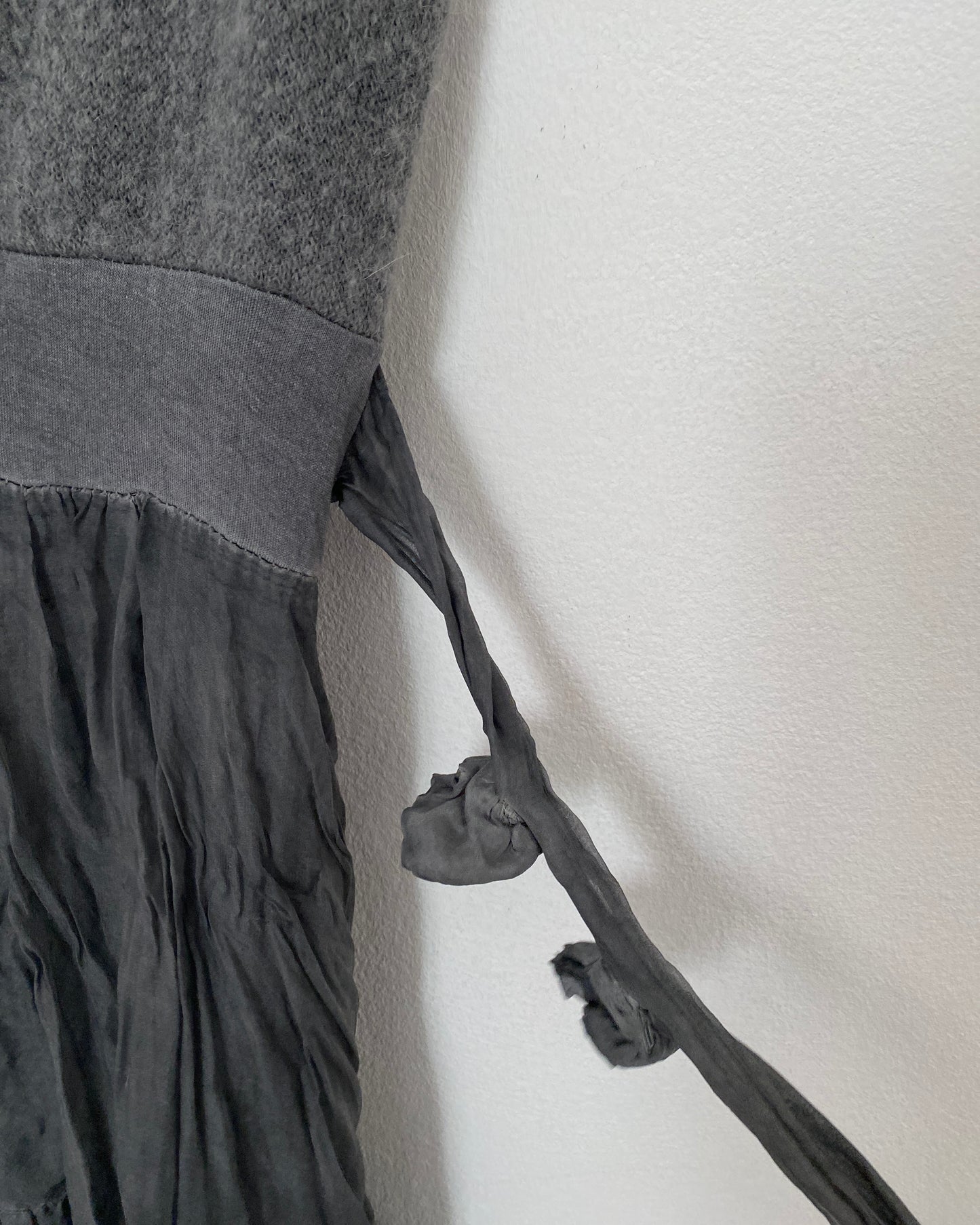 Silk&mohair mini dress