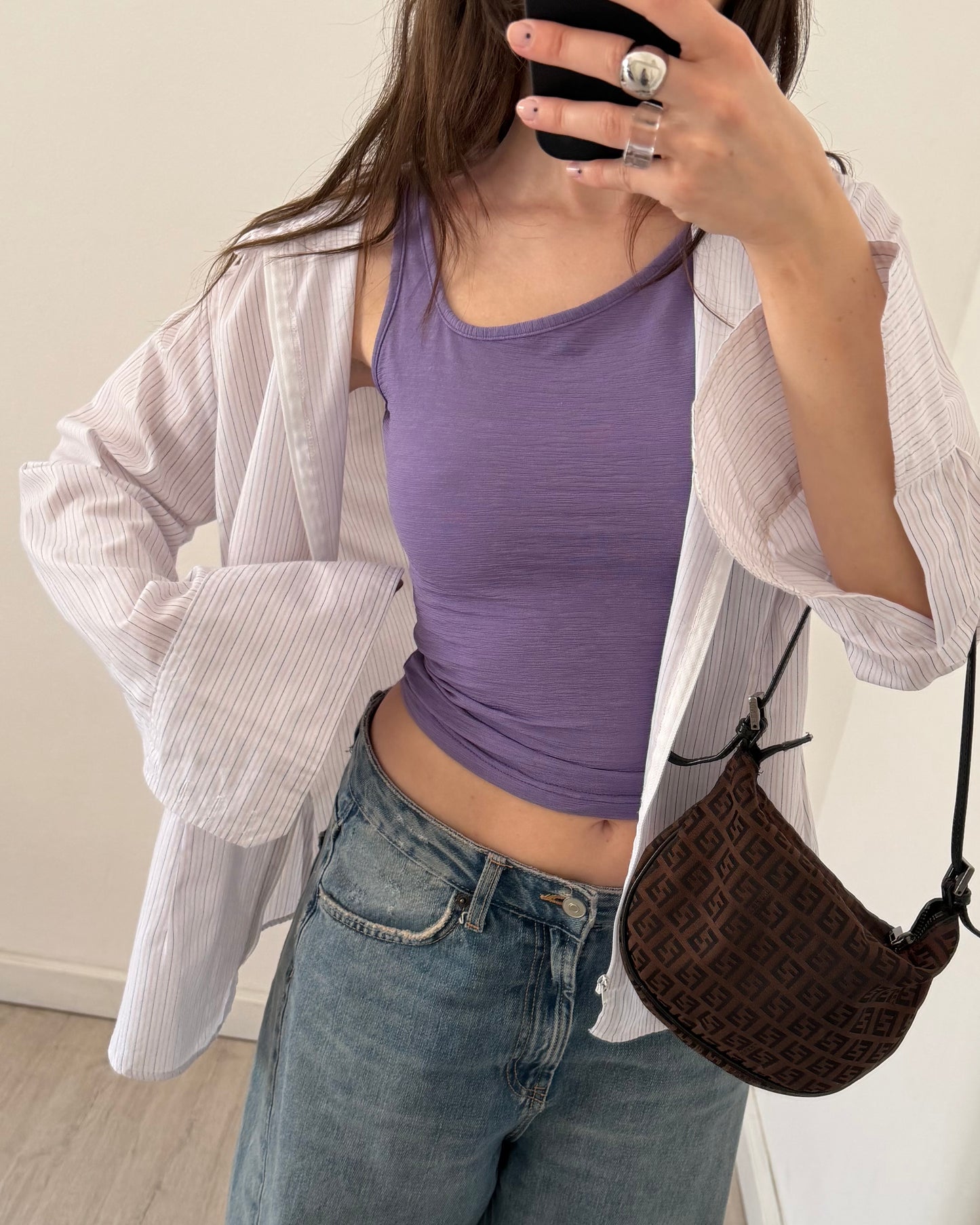 y2k lilac top