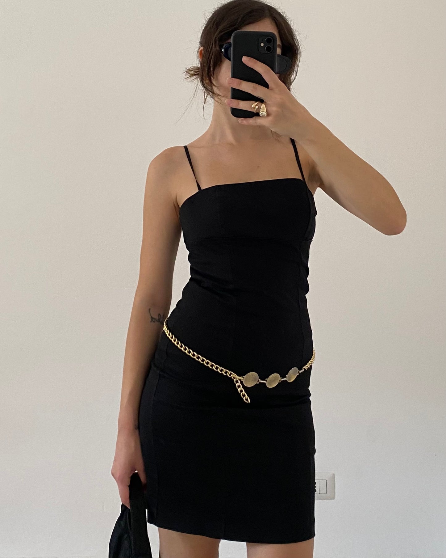 00s black tube dress
