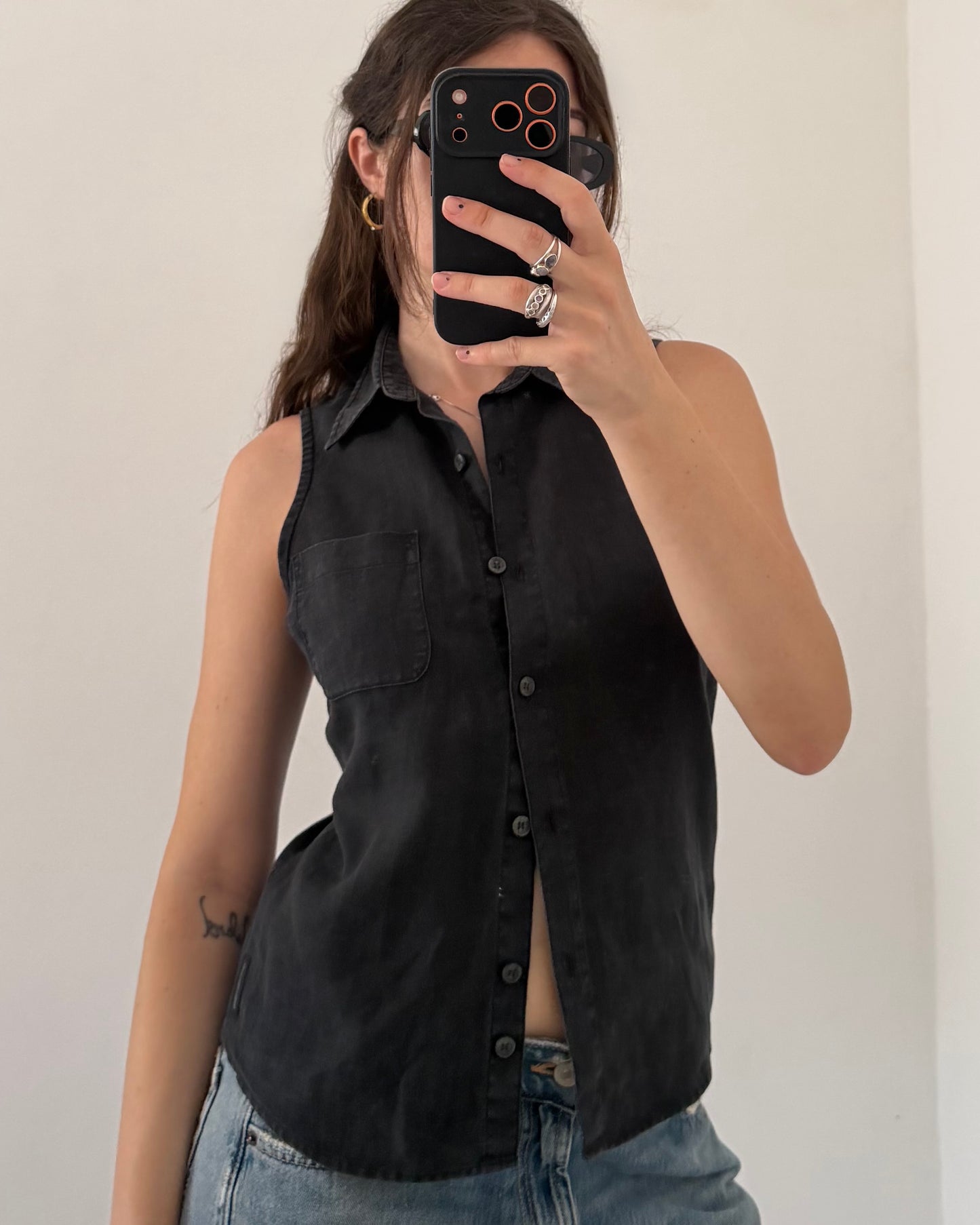 Calvin Klein linen top