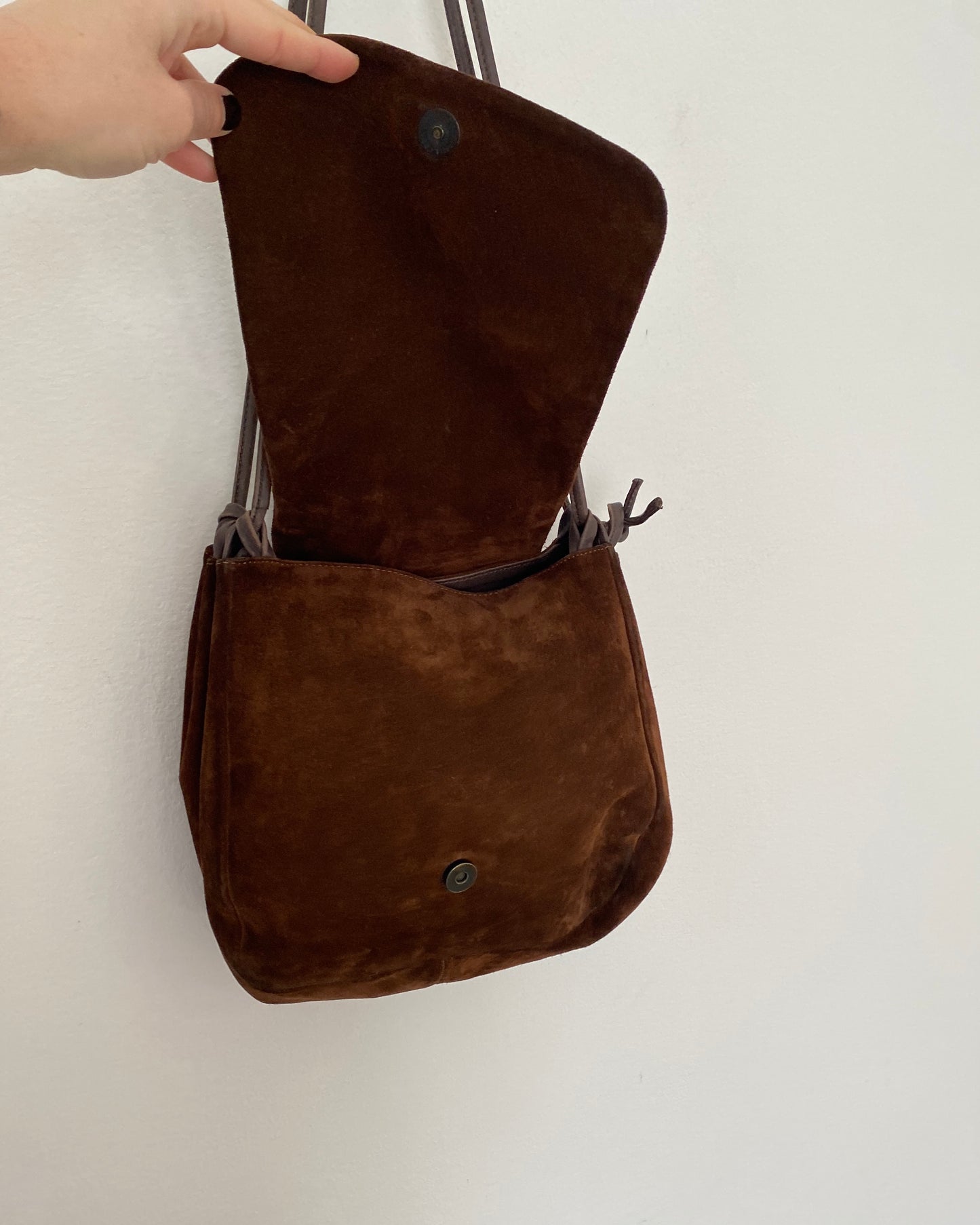 Coccinelle suede shoulder bag