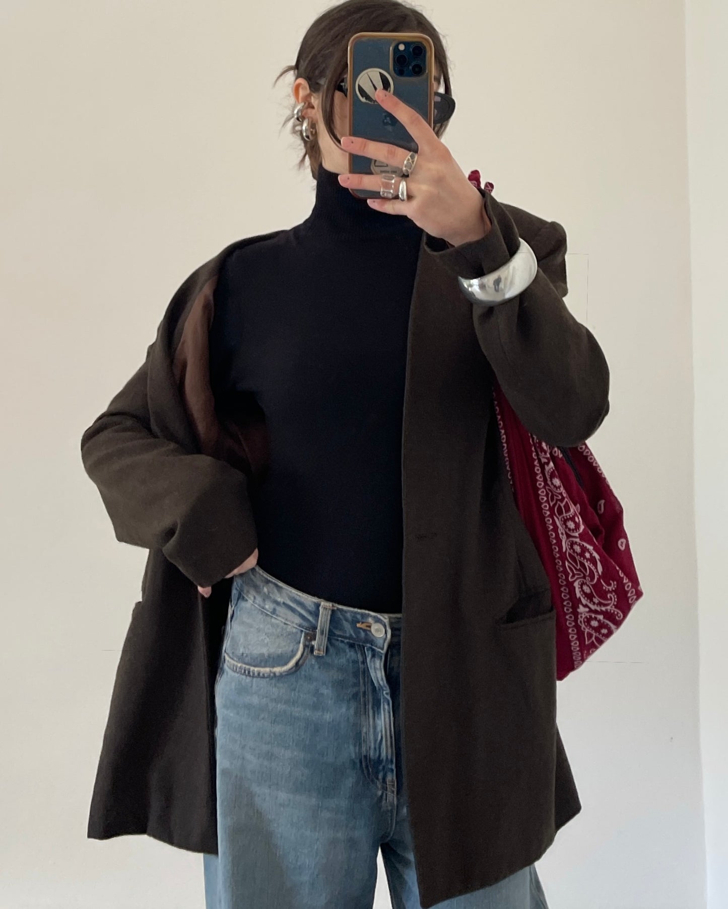 Structured wool blazer