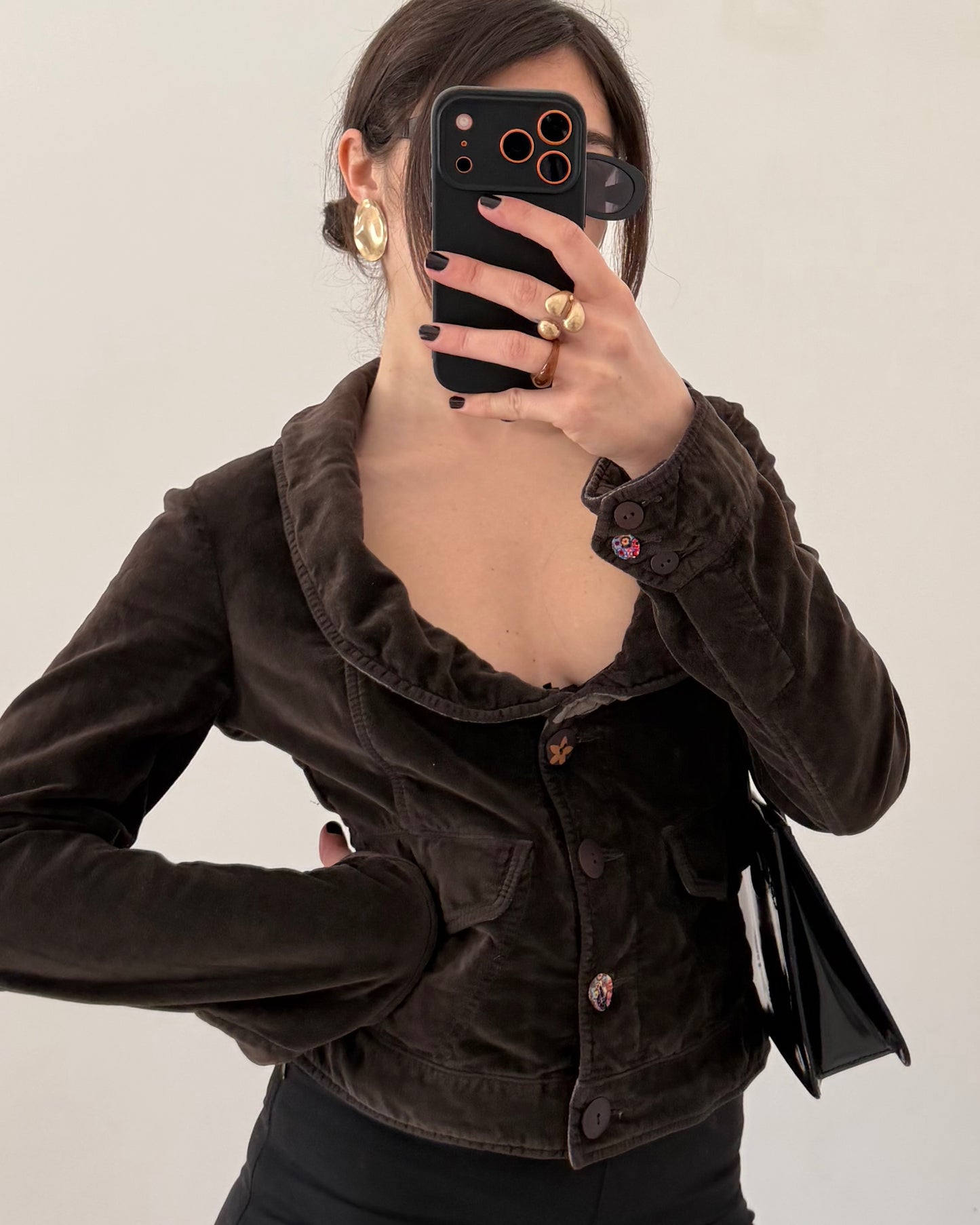 Fitted mini blazer