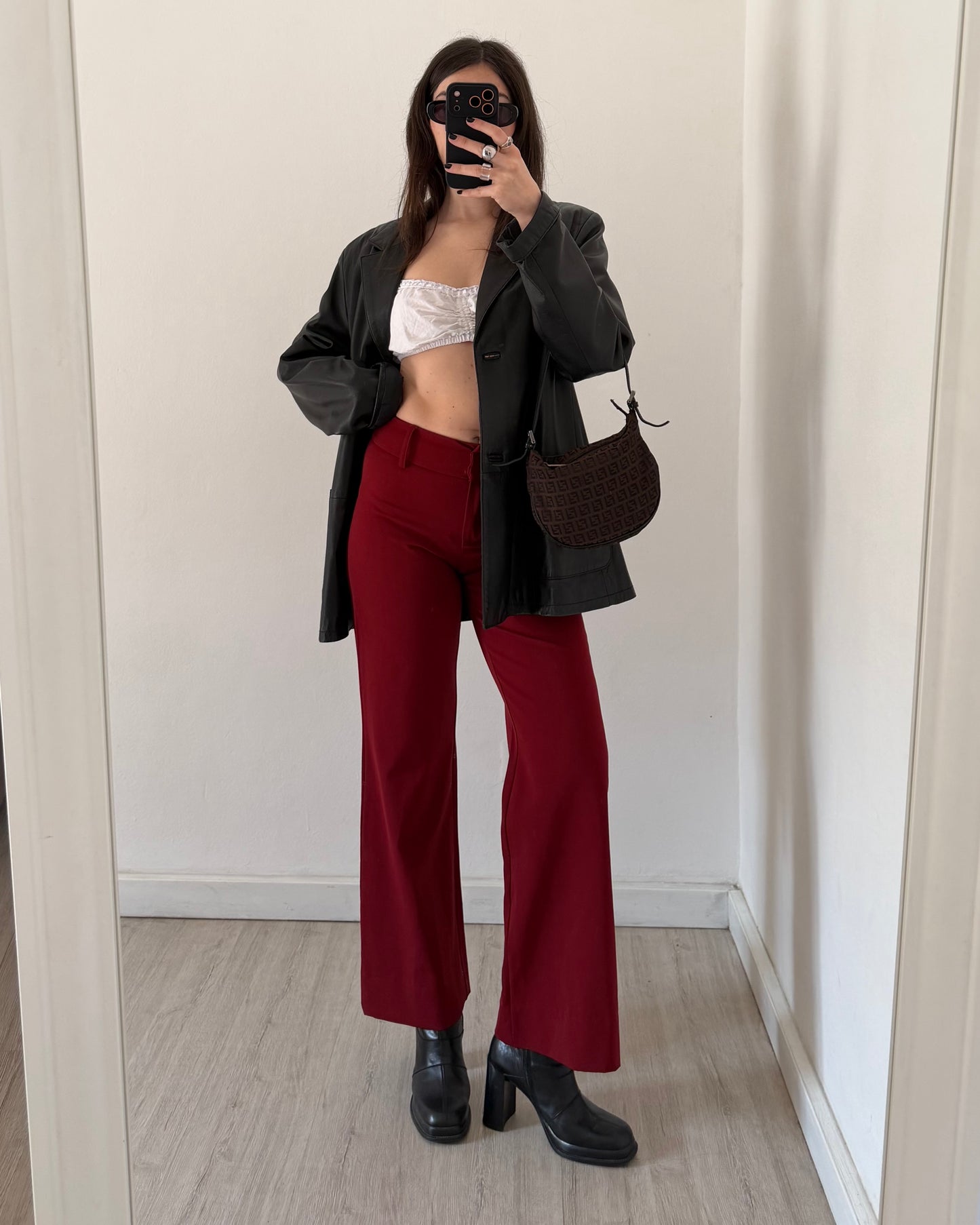 00s straight leg trousers