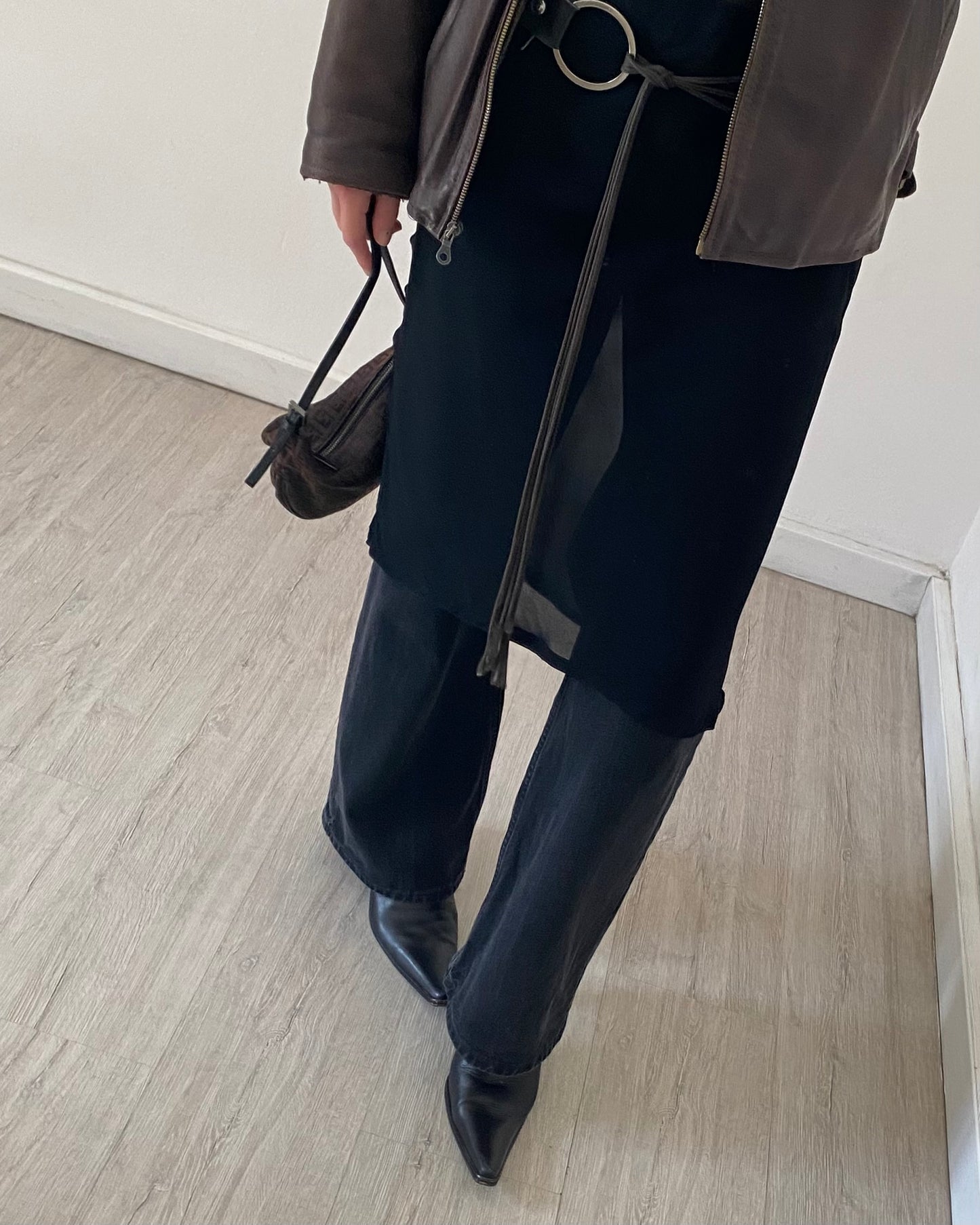 00s sheer midi dress