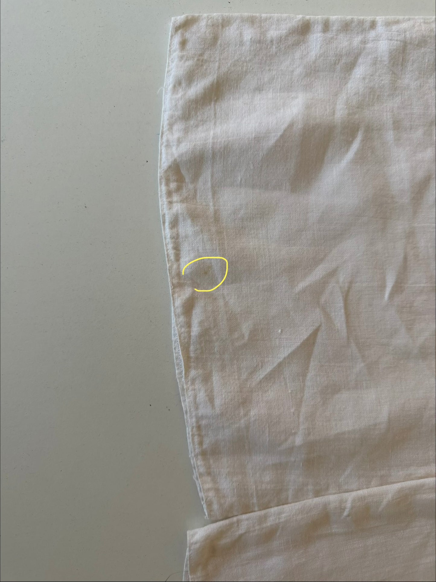 00s white linen trousers