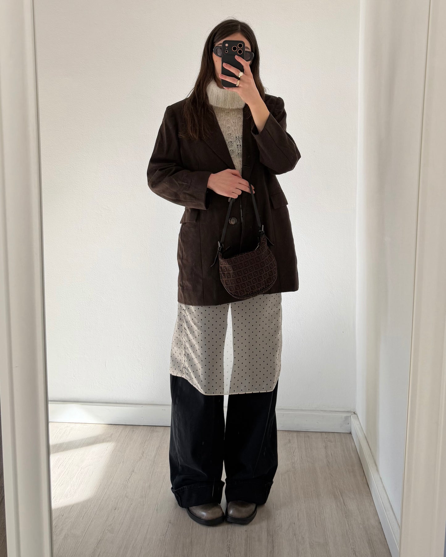 Mohair knit sleeveless top