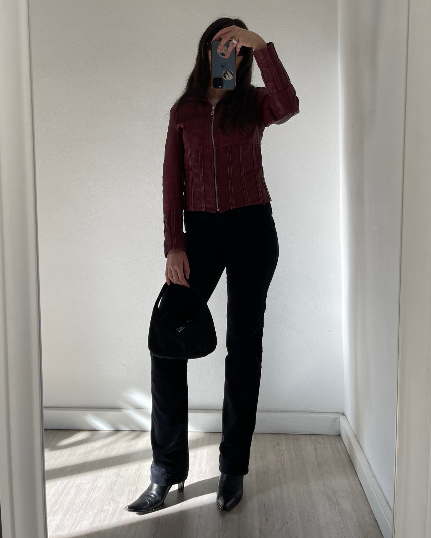 Giorgio Armani bootcut velvet trousers