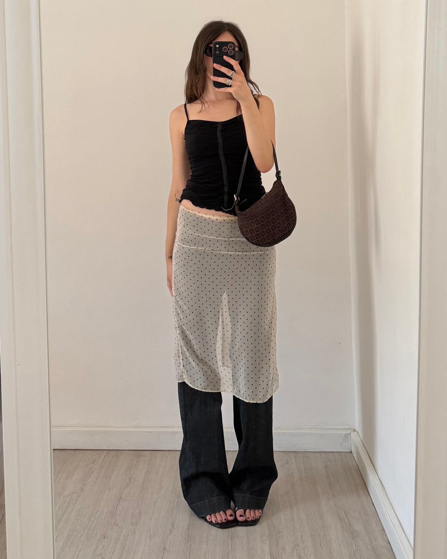 y2k ruched top