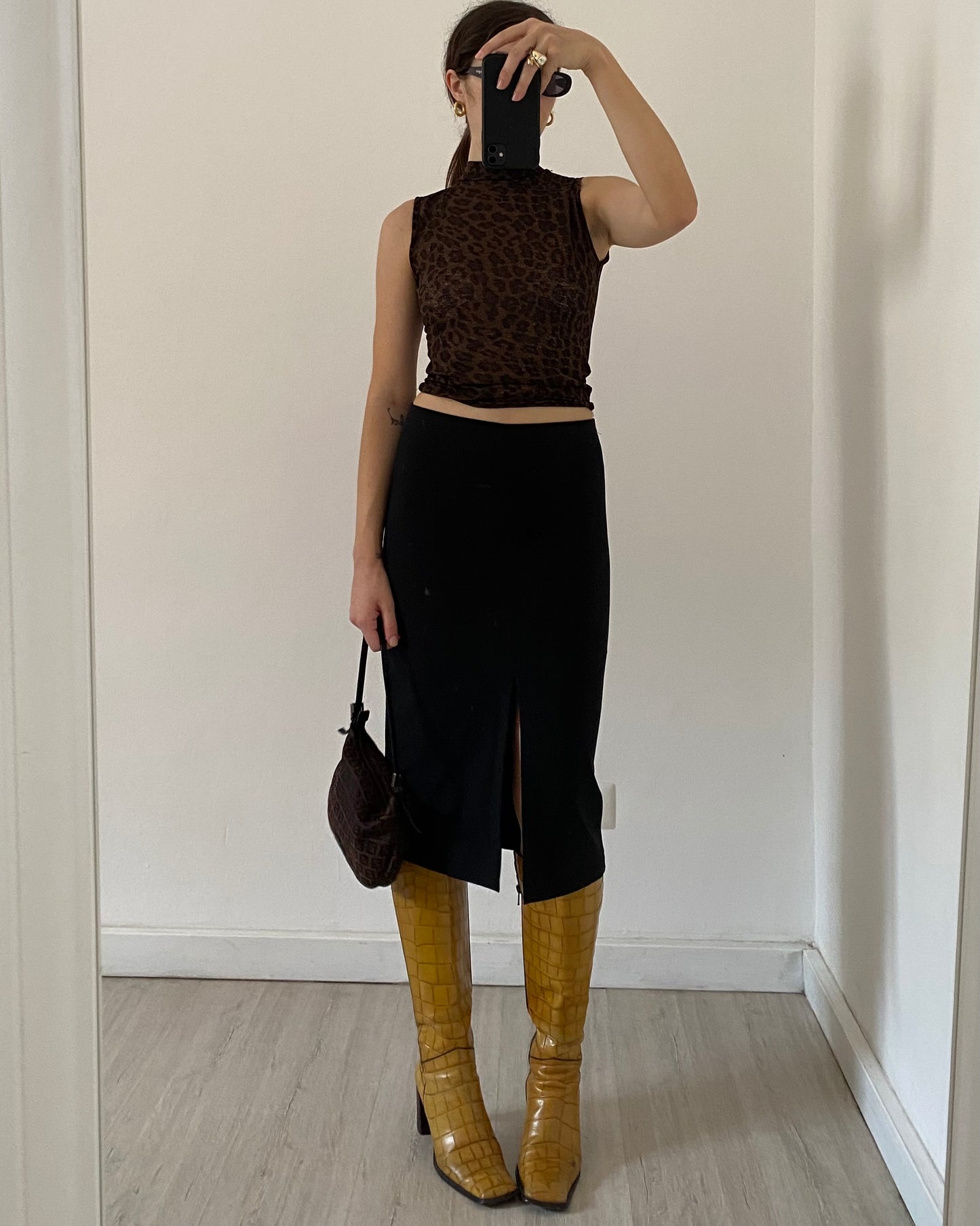 00s double slit skirt