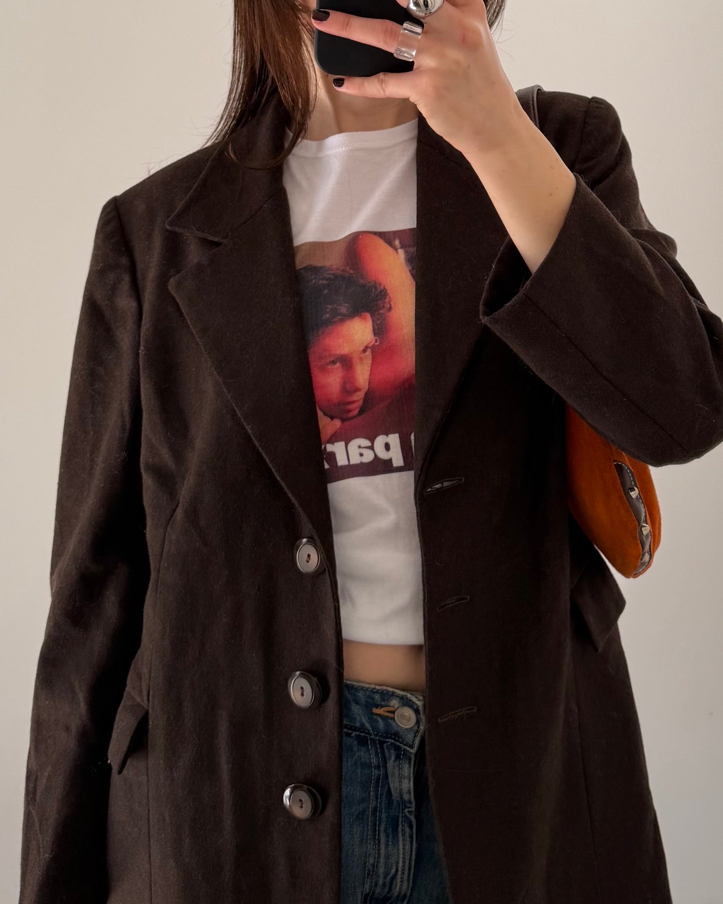 Chocolate brown blazer