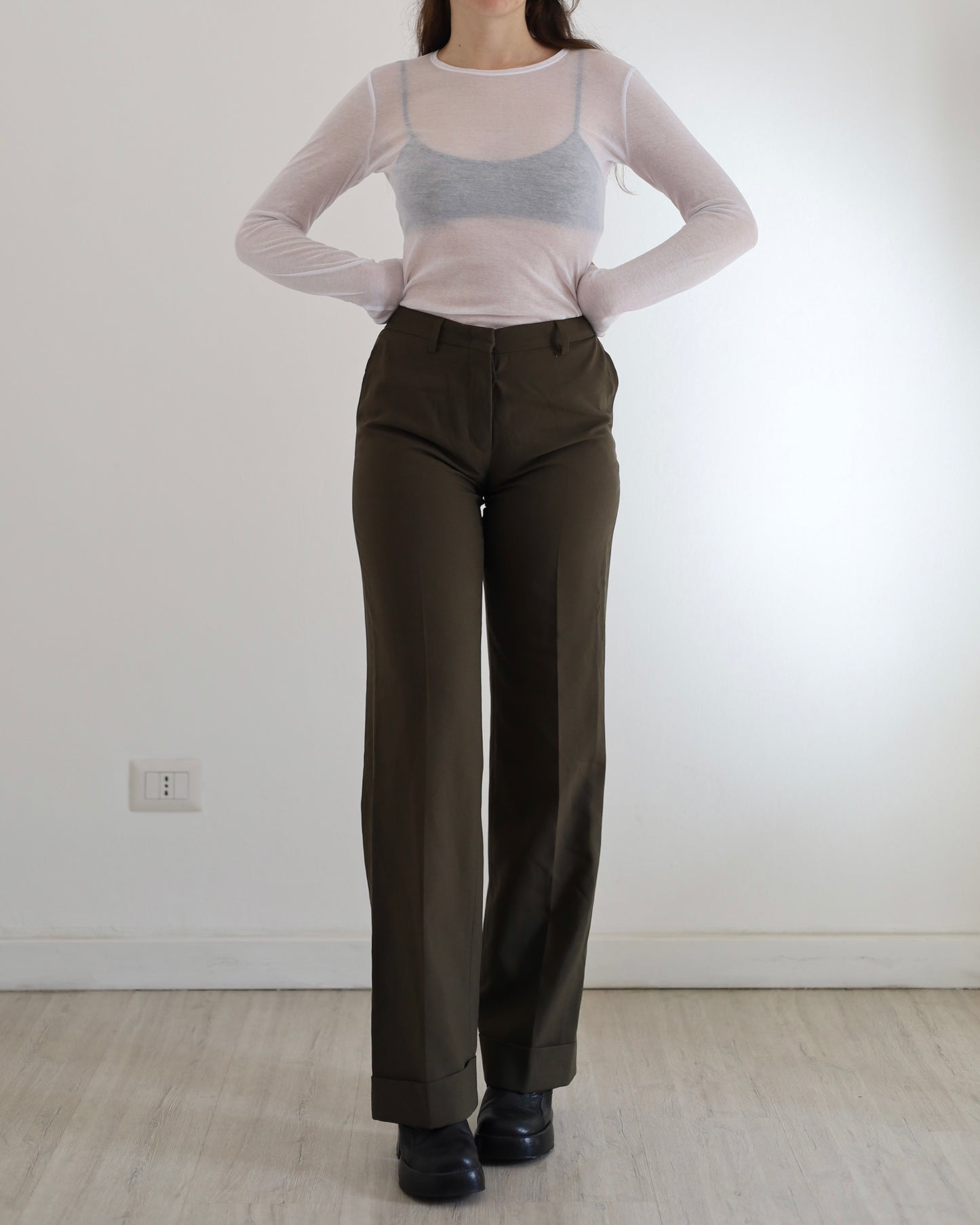 Y2k tailored trousers