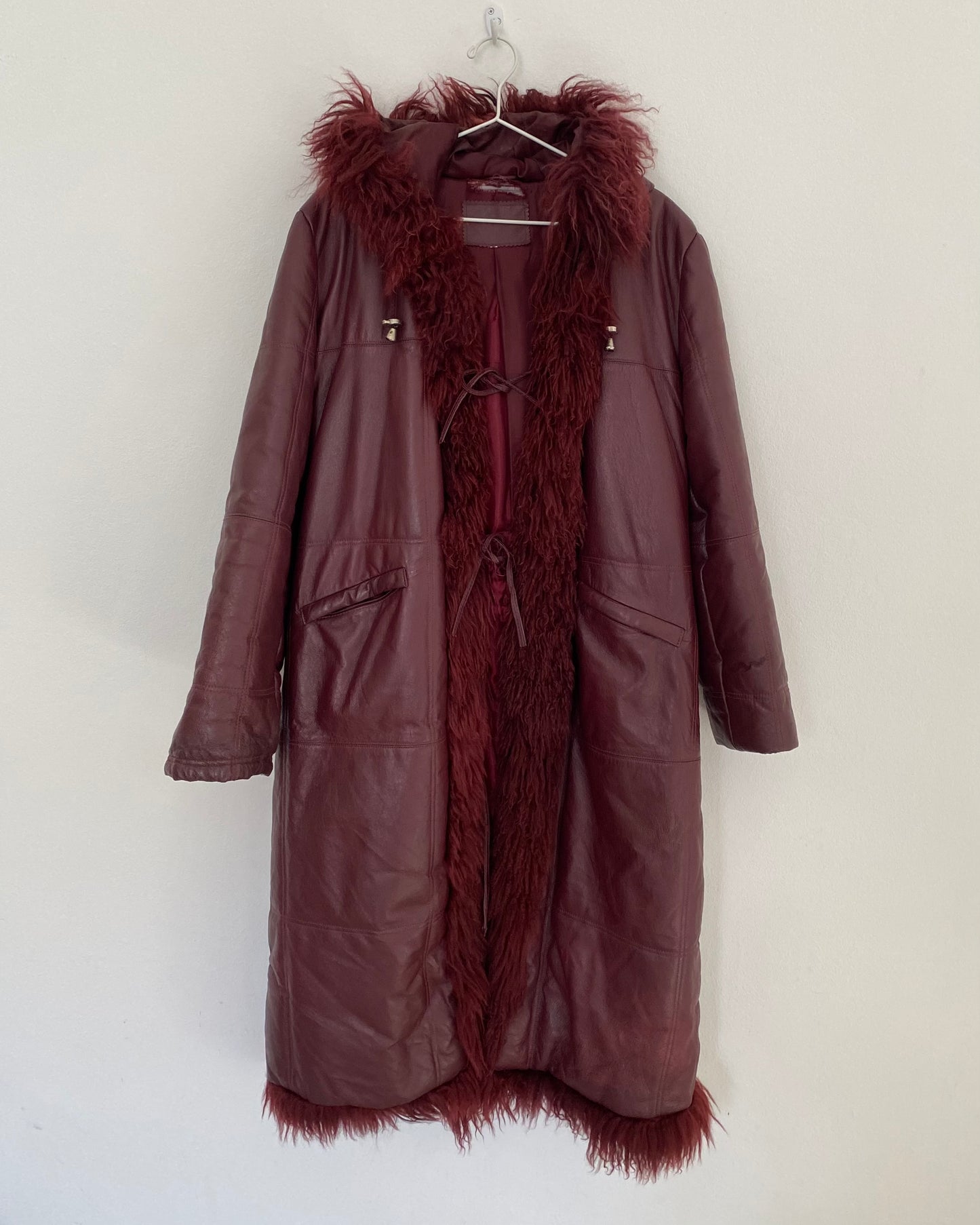 Penny lane leather coat