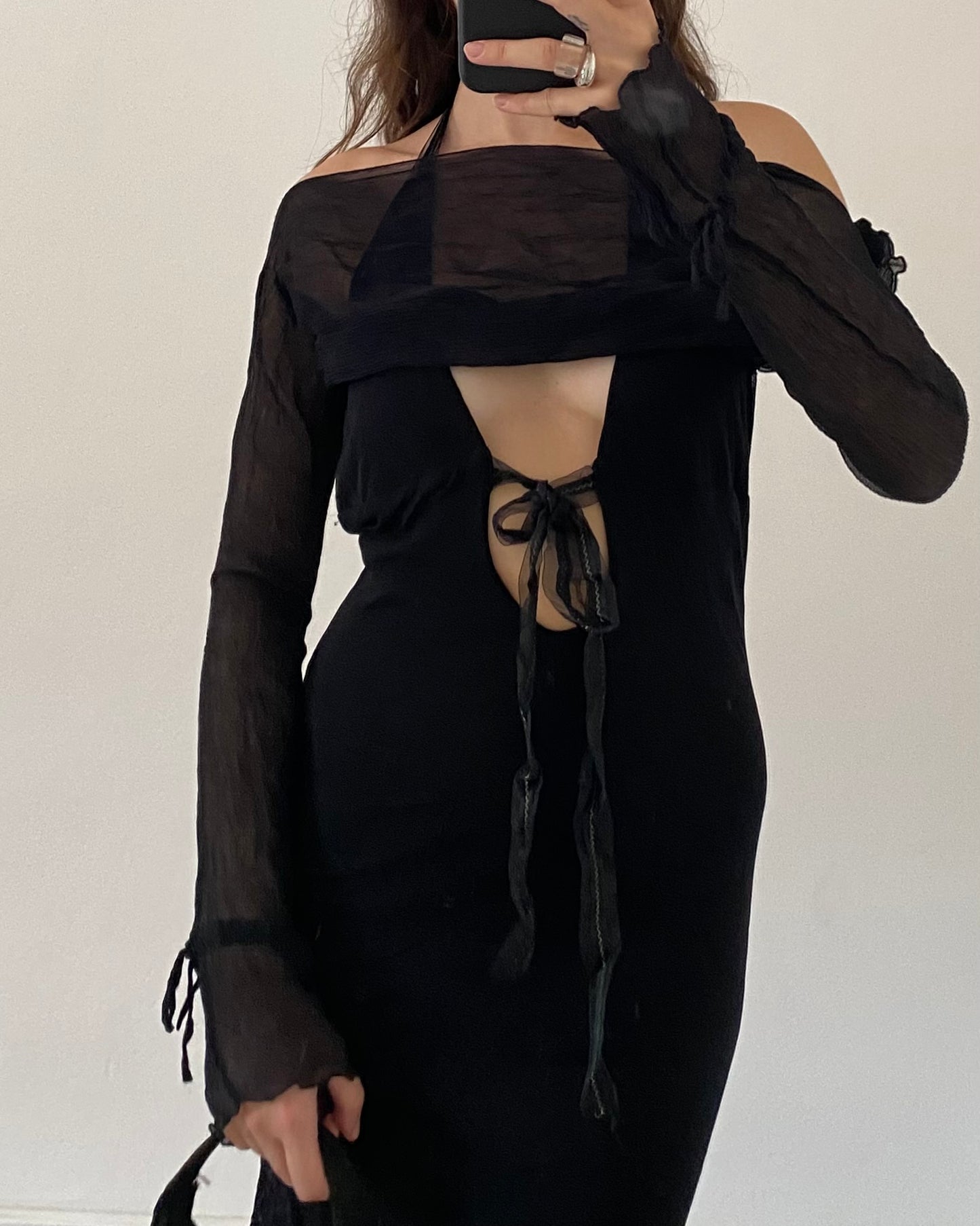 00s asymmetric dress