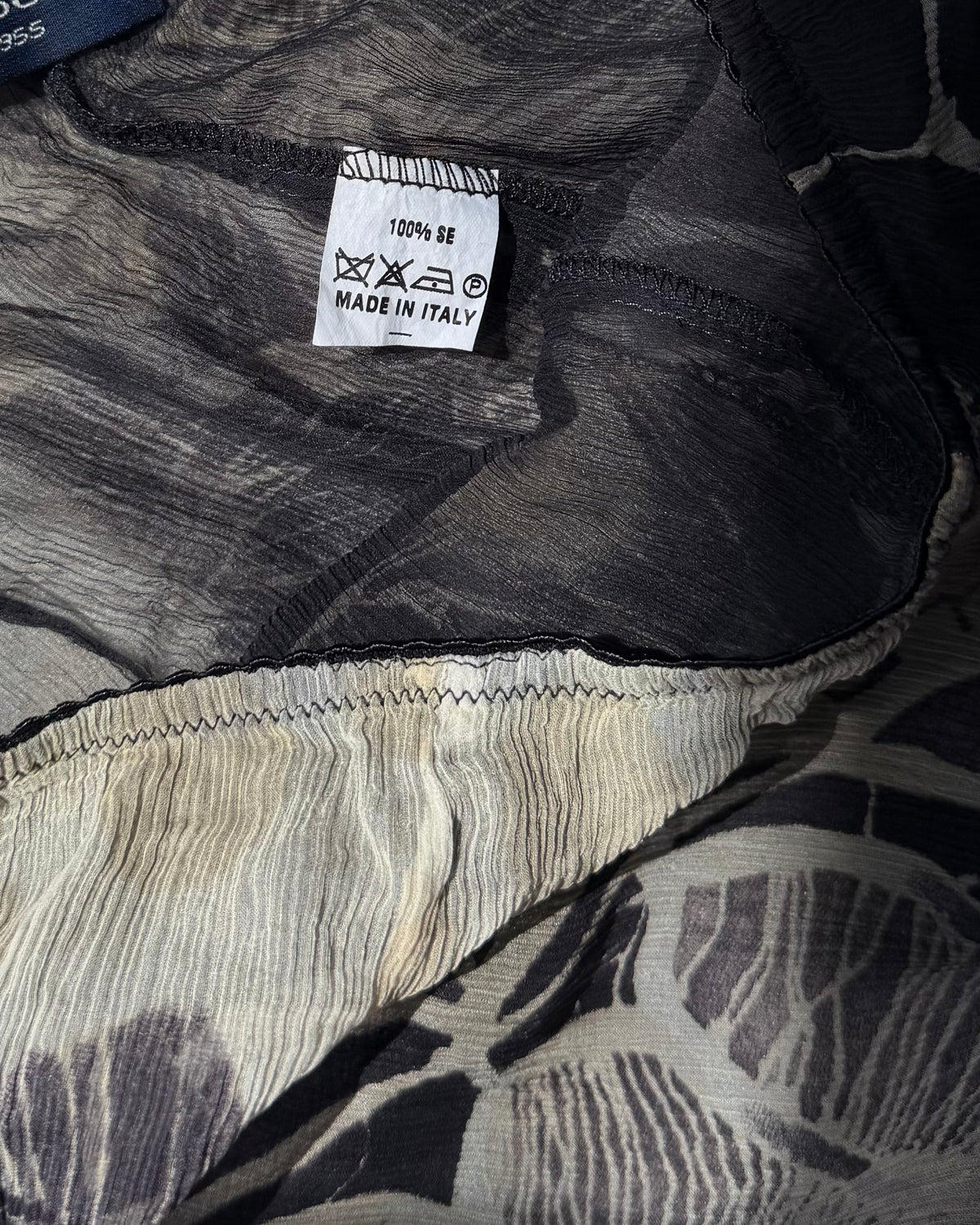 Silk flare trousers