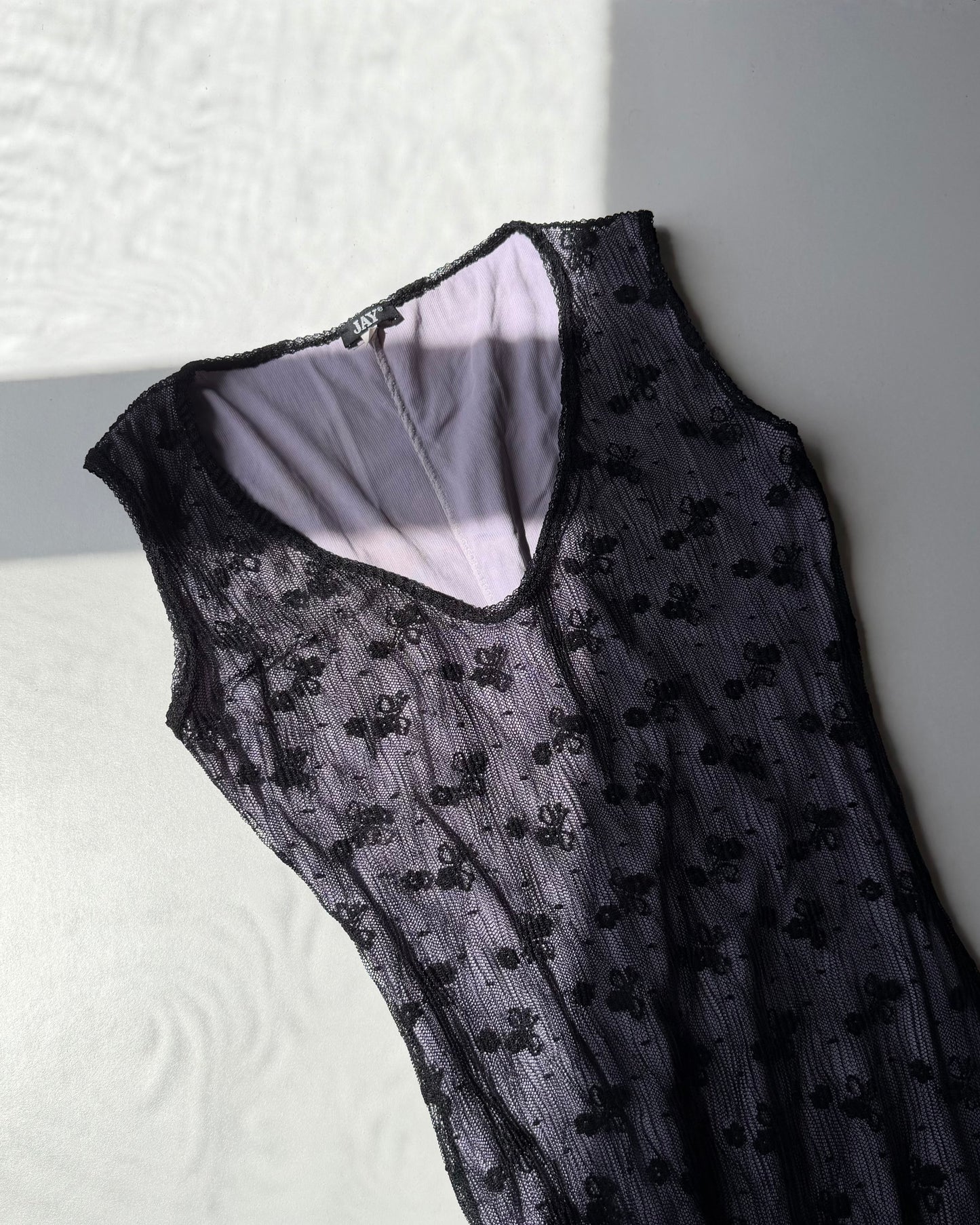 00s lace midi dress