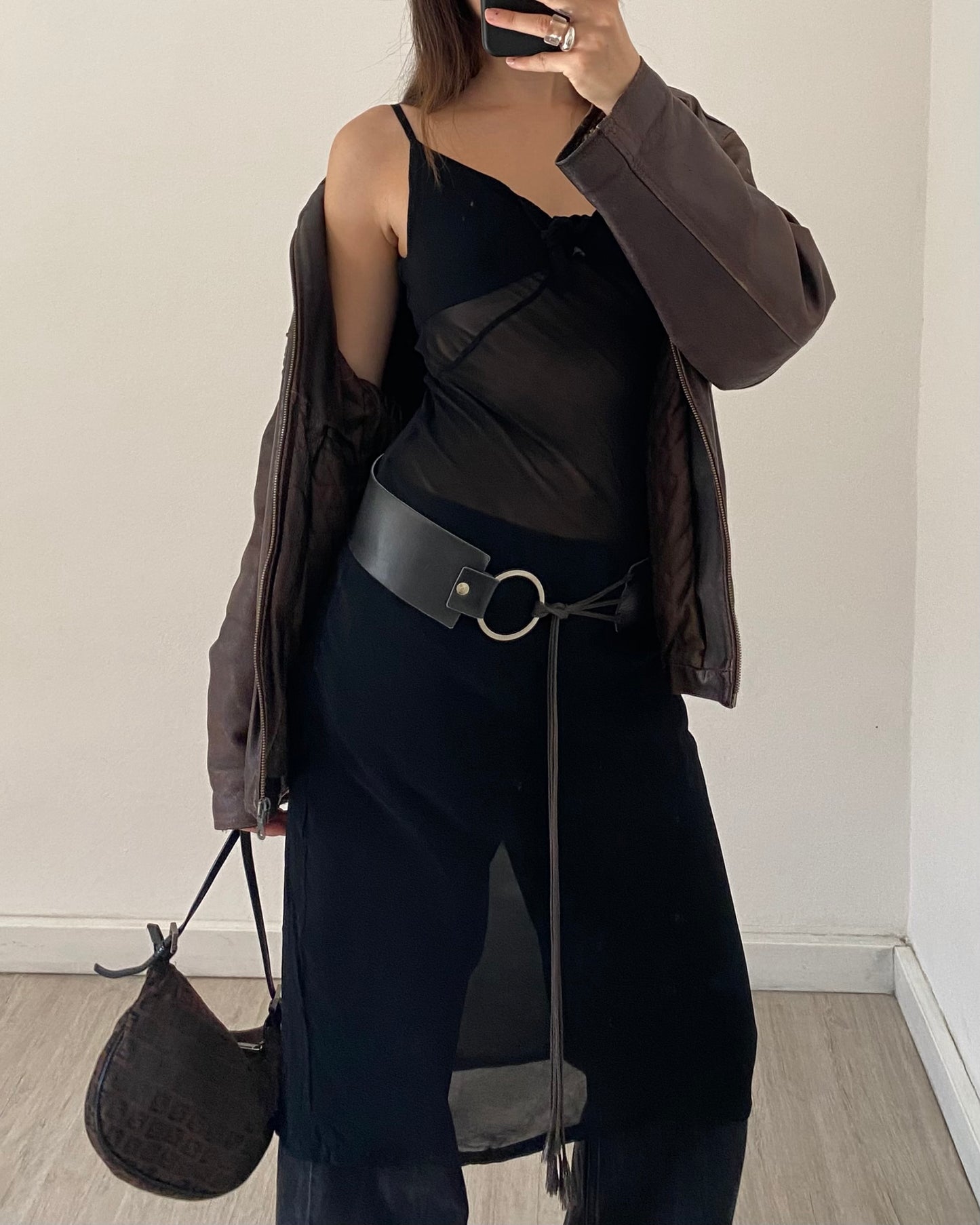 00s sheer midi dress