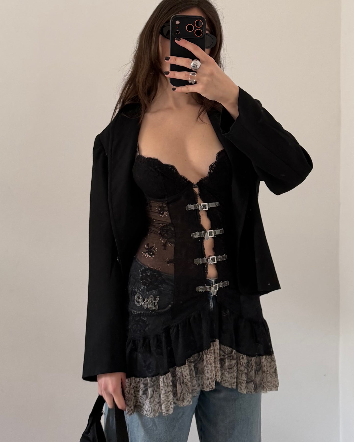 Lace corset top
