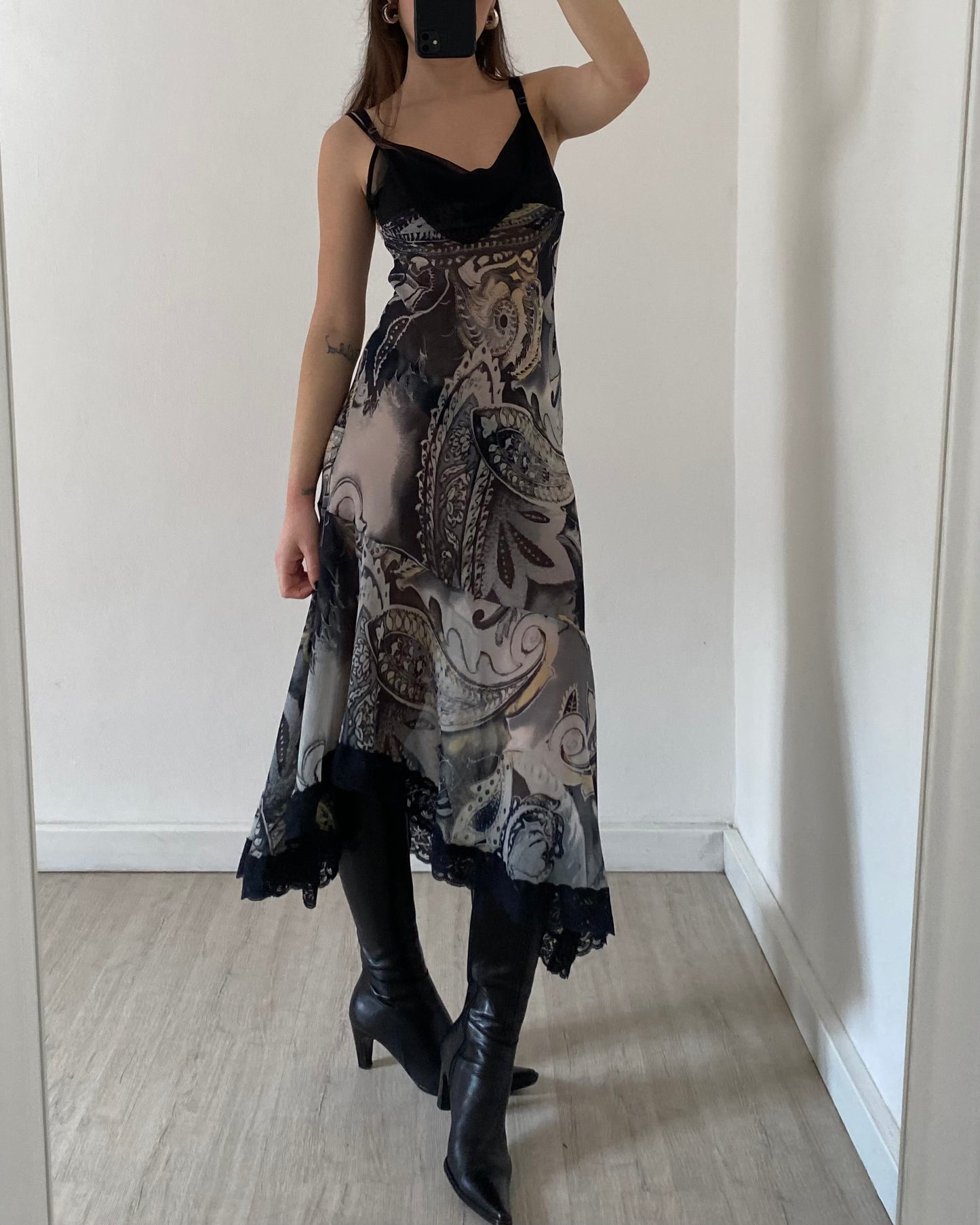 Sheer long dress