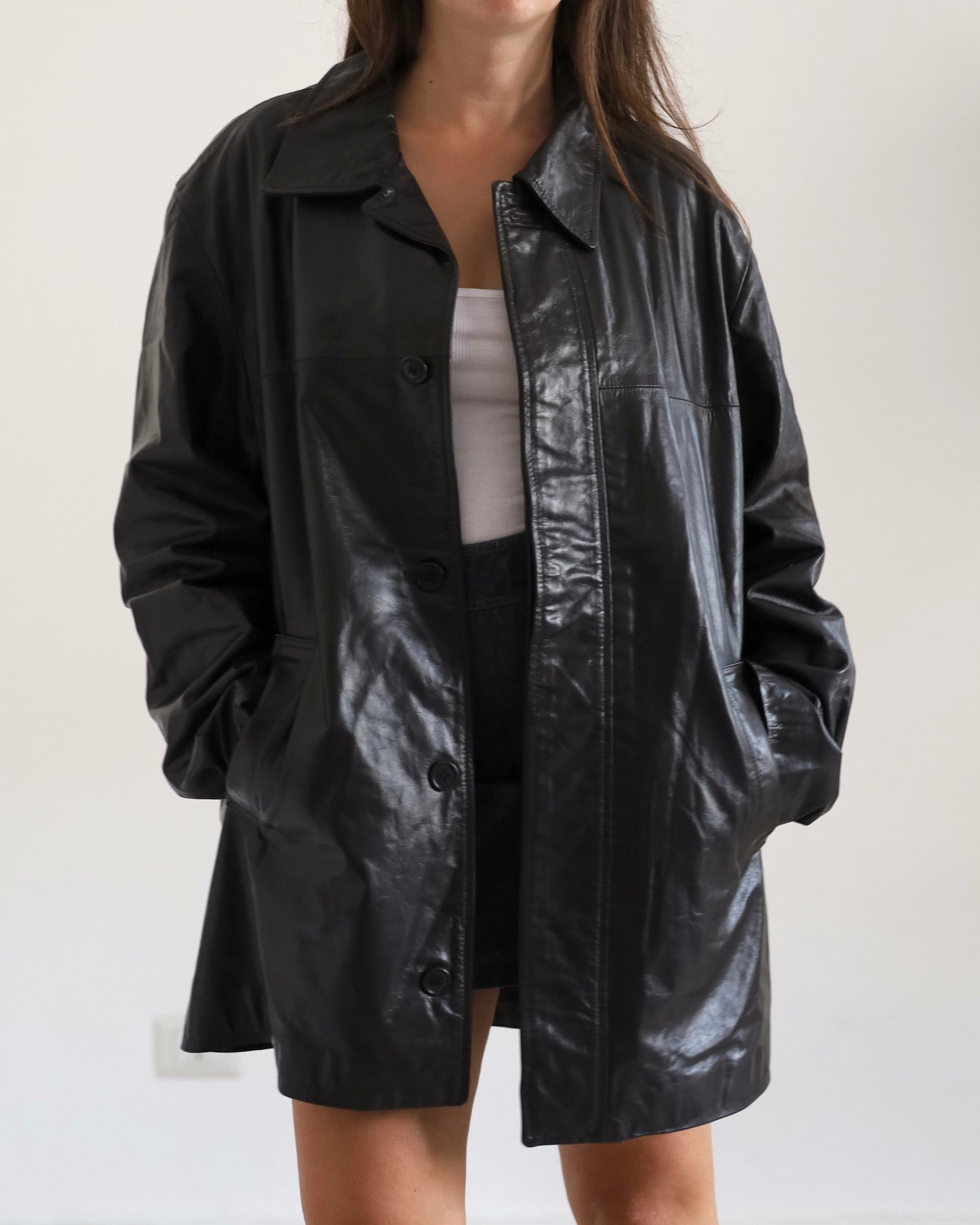 Calvin klein leather jacket