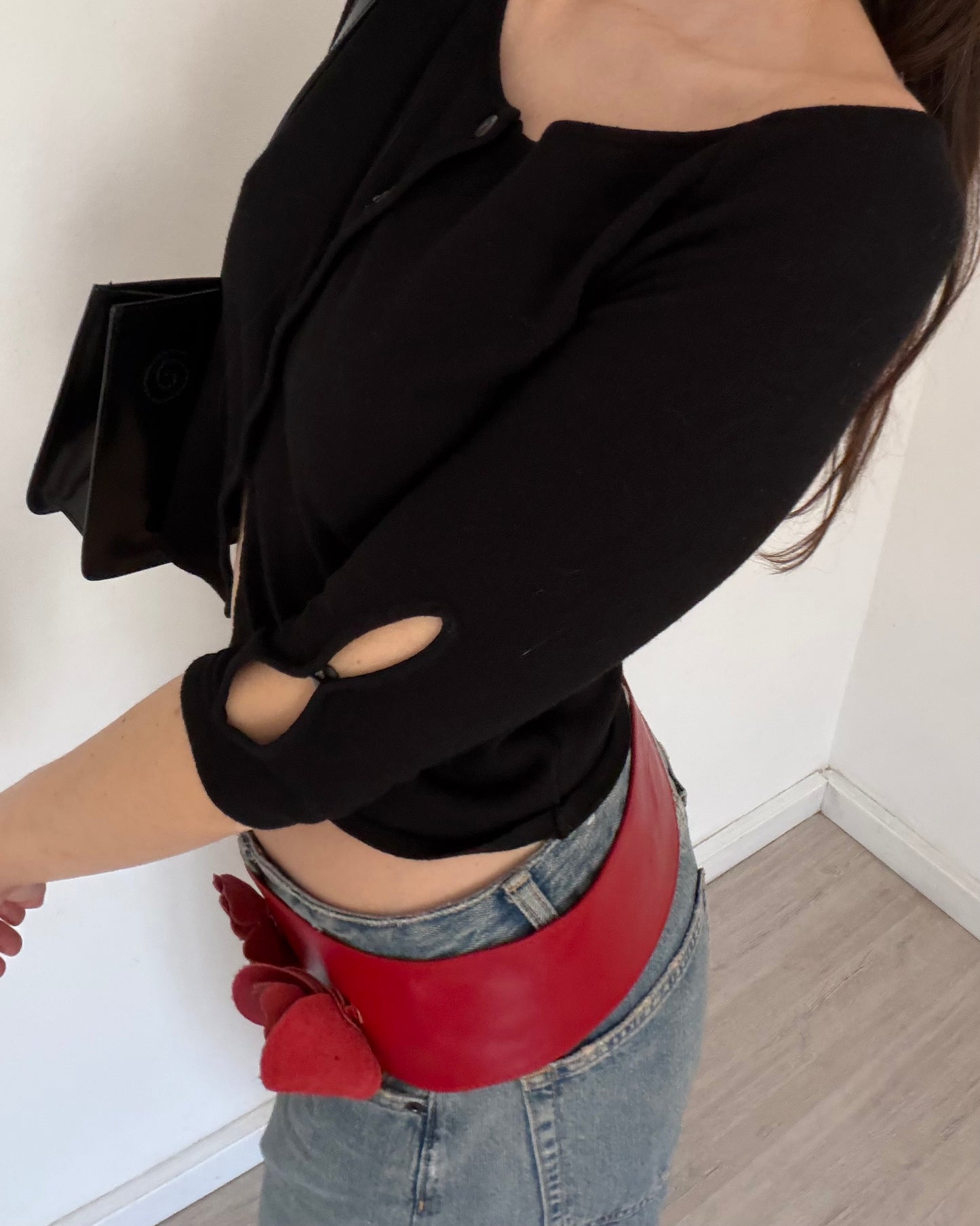 Buttoned mini cardigan